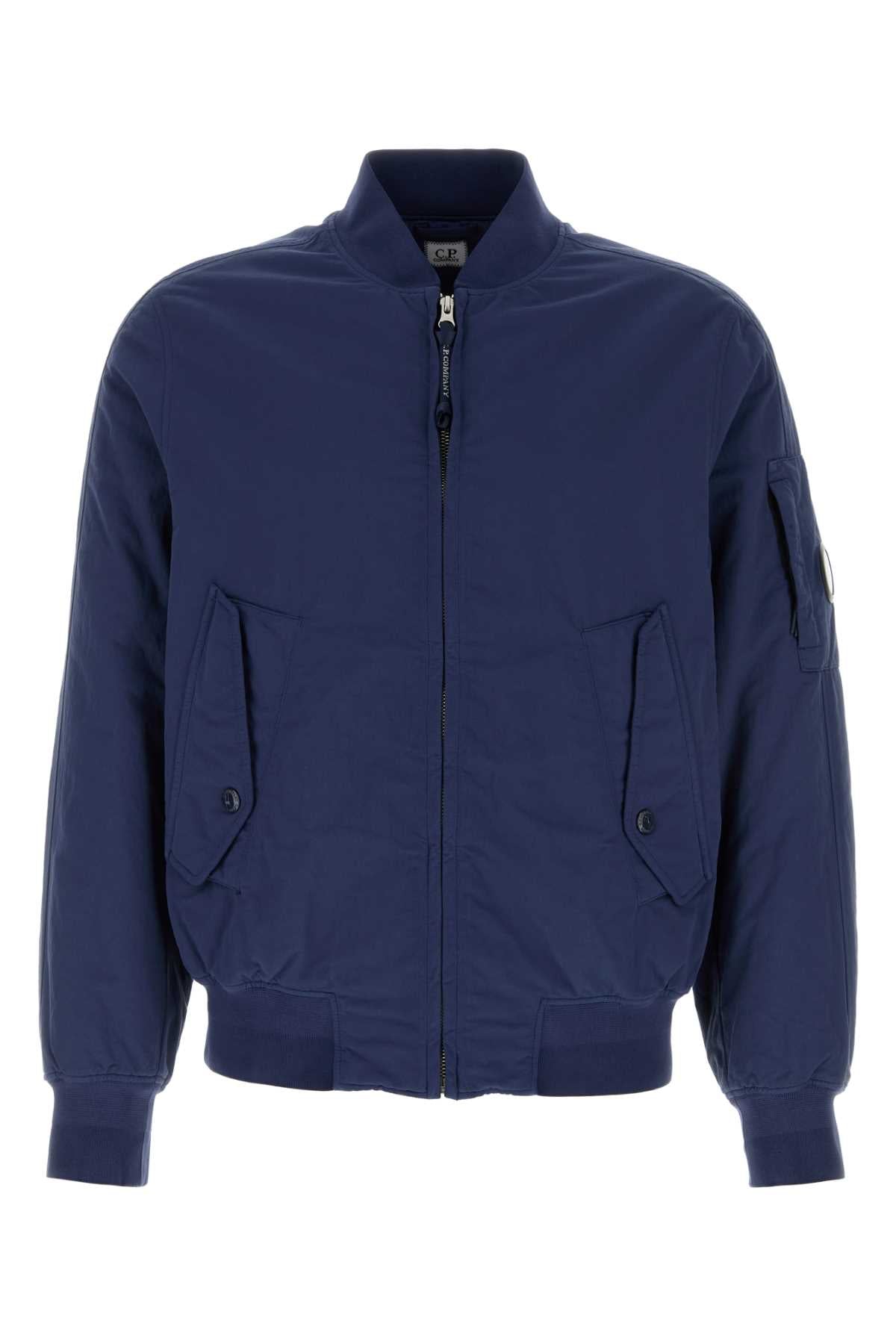 C.P. Company Men Blue Nylon Jacket C.P. COMPANY