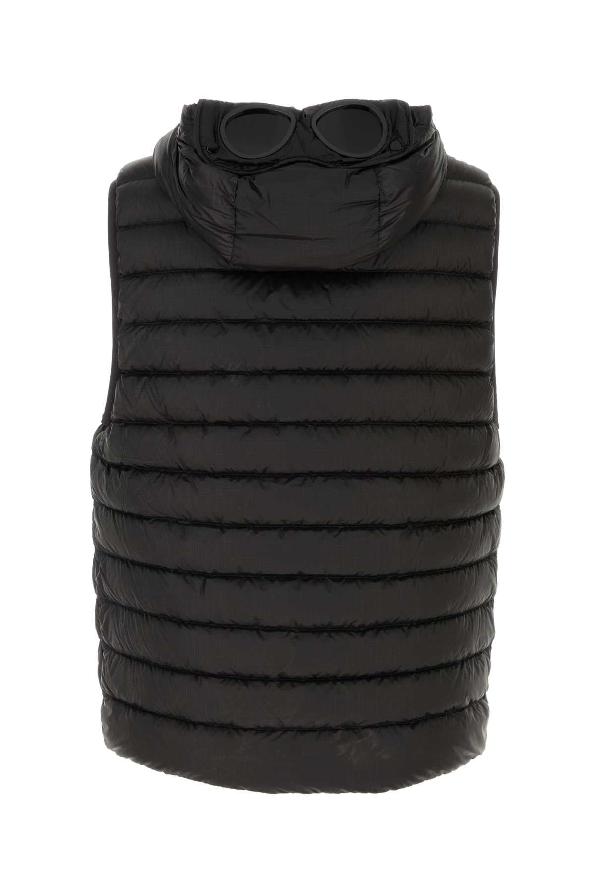 C.P. Company Men Black Nylon Sleeveless Down Jacket C.P. COMPANY