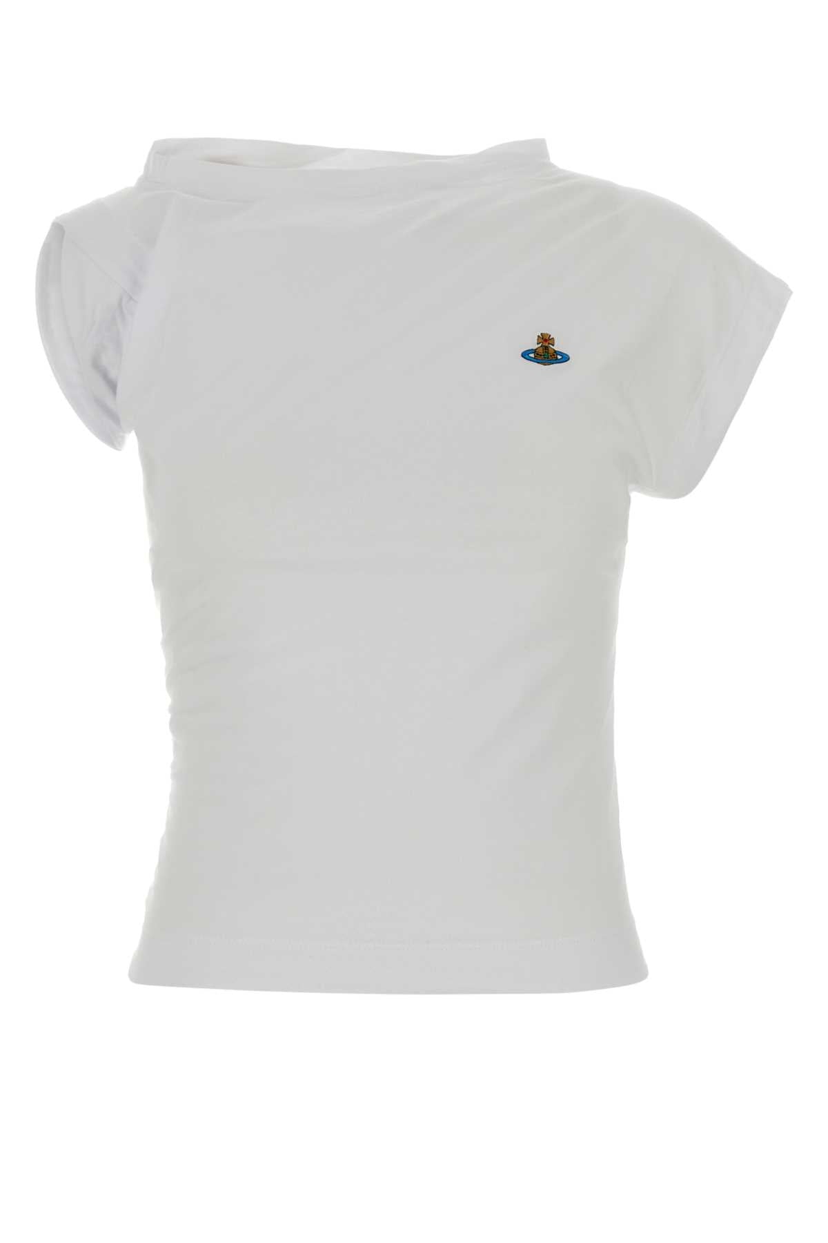Vivienne Westwood Women White Cotton Hebo T-Shirt VIVIENNE WESTWOOD