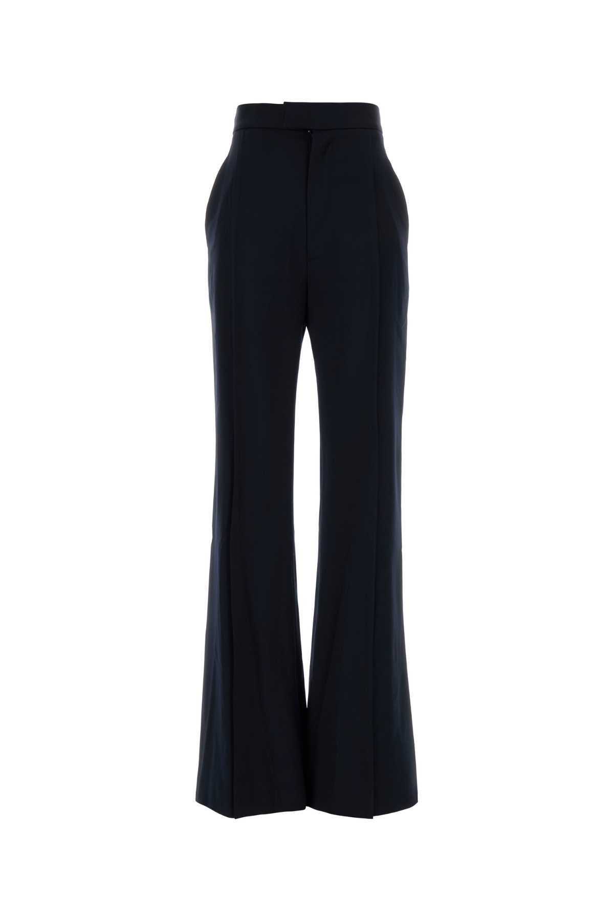 Vivienne Westwood Women Dark Blue Wool Wide-Leg Pant VIVIENNE WESTWOOD