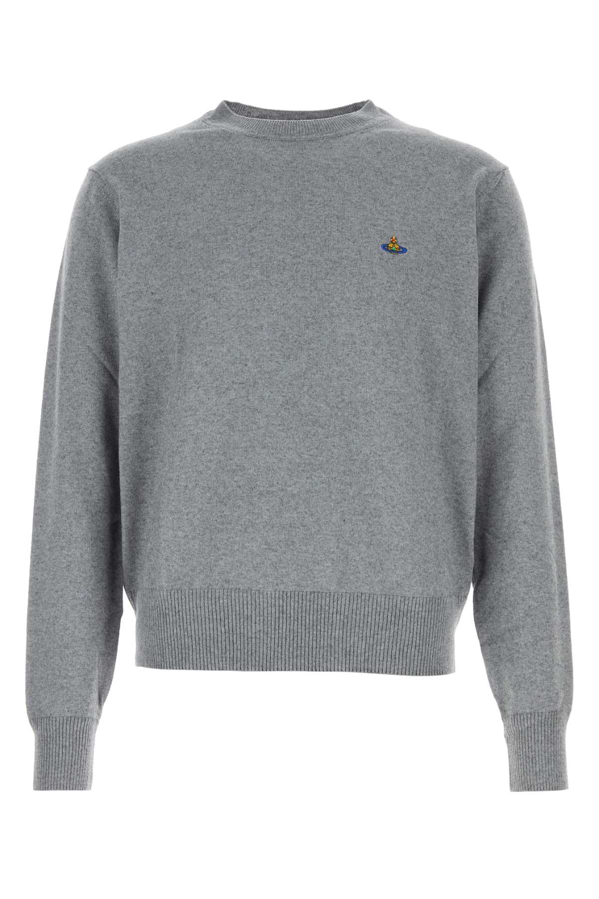 Vivienne Westwood Men Grey Cotton Blend Alex Sweater VIVIENNE WESTWOOD