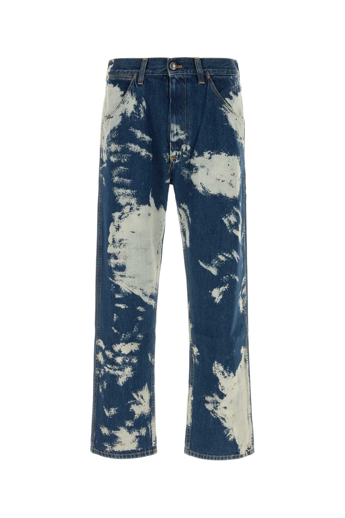 Vivienne Westwood Men Two-Tone Denim Ranch Jeans VIVIENNE WESTWOOD