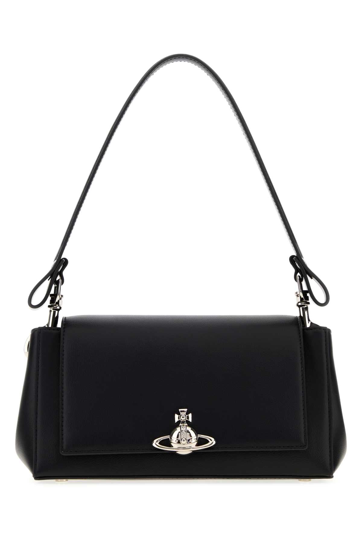 Vivienne Westwood Women Black Synthetic Leather Medium Hazel Shoulder Bag VIVIENNE WESTWOOD
