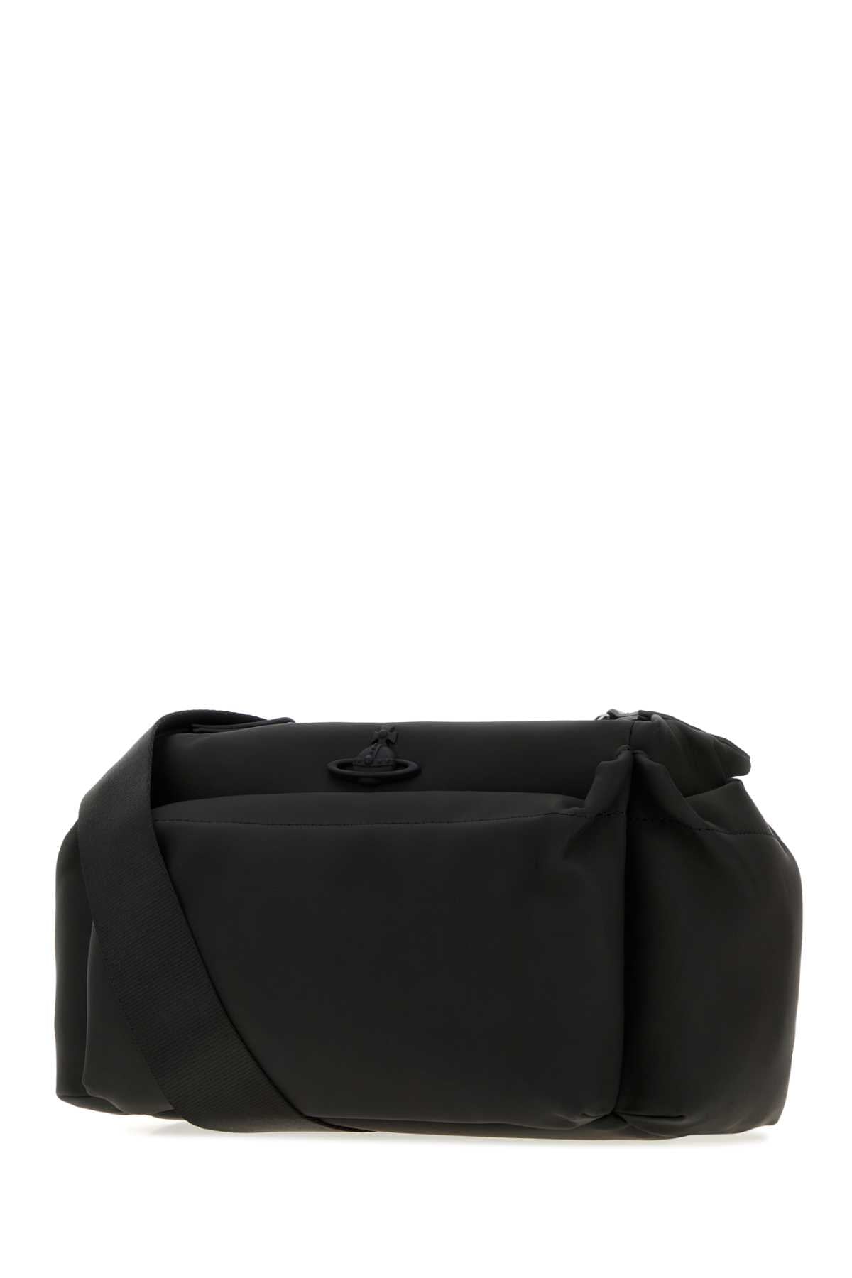 Vivienne Westwood Women Black Canvas Lee Crossbody Bag VIVIENNE WESTWOOD
