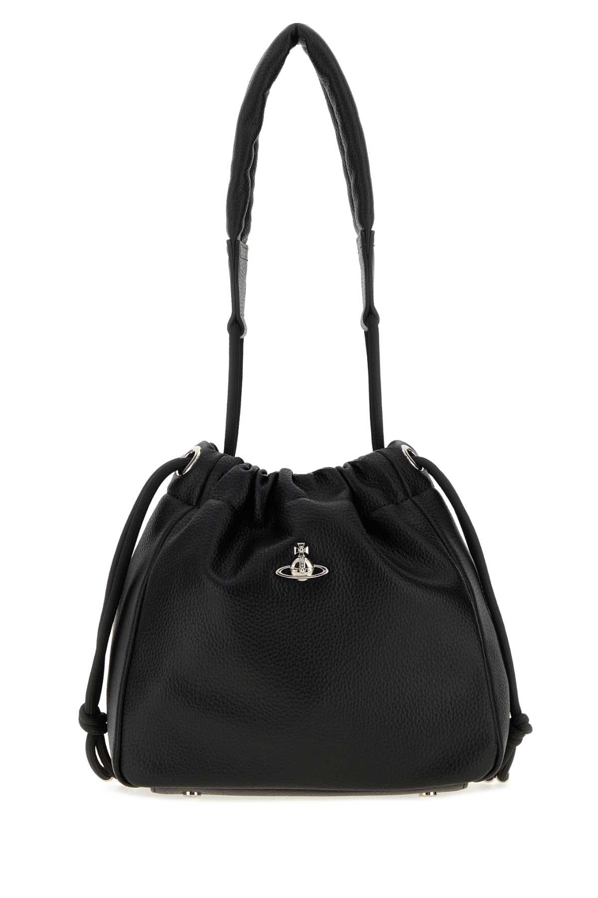 Vivienne Westwood Women Black Synthetic Leather Hilary Bucket Bag VIVIENNE WESTWOOD