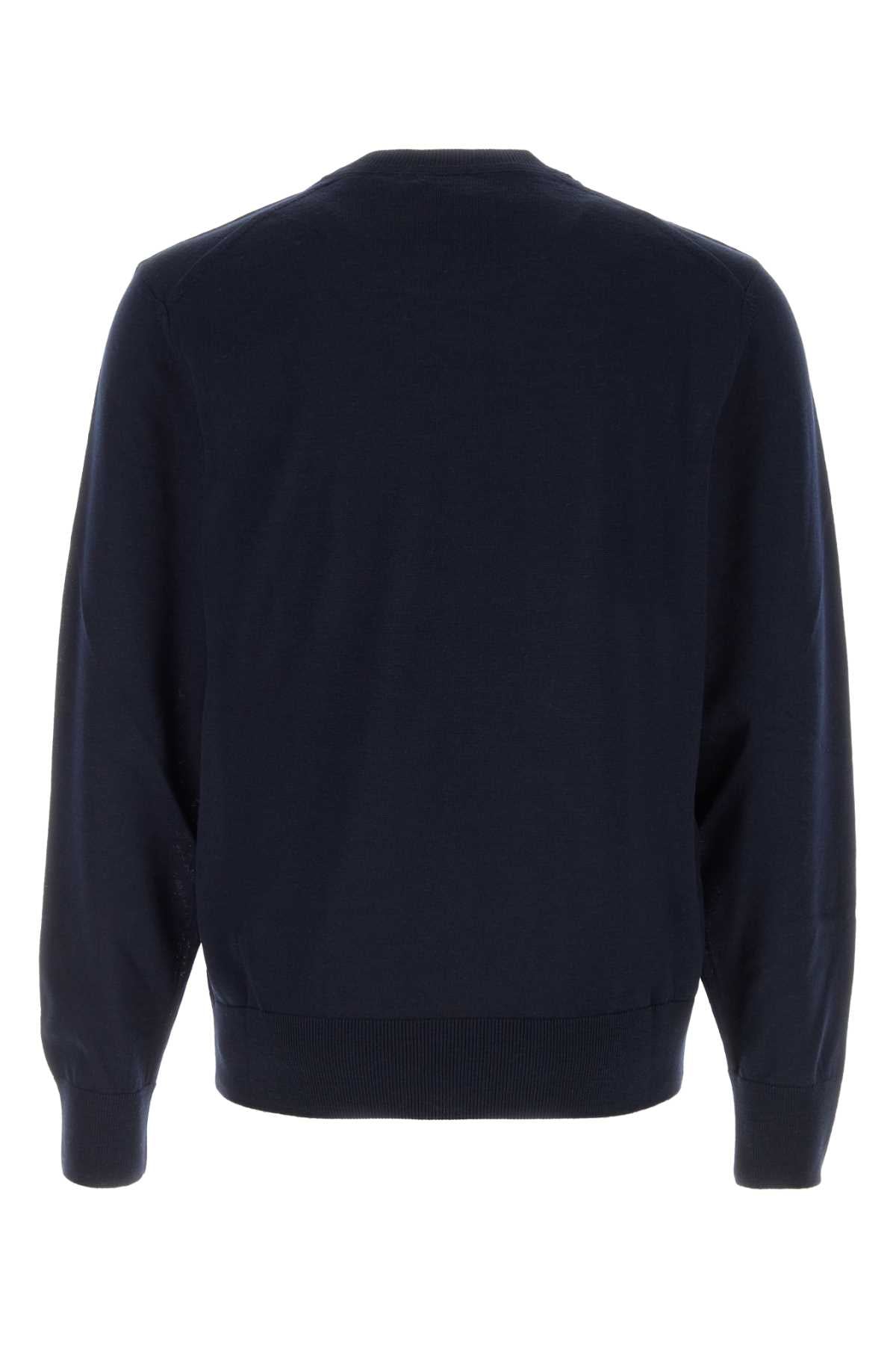 Boss Men Midnight Blue Wool Sweater BOSS