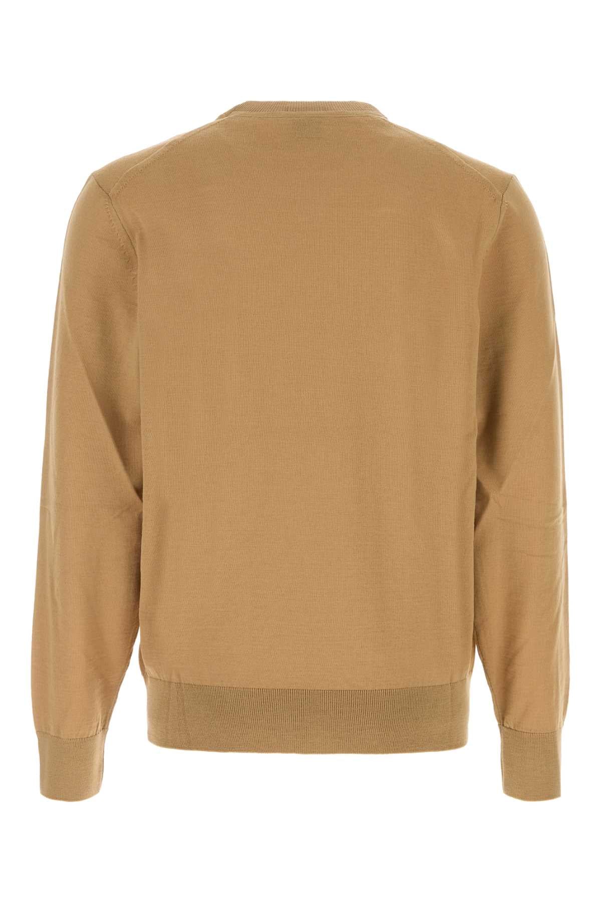 Boss Men Camel Wool Sweater BOSS