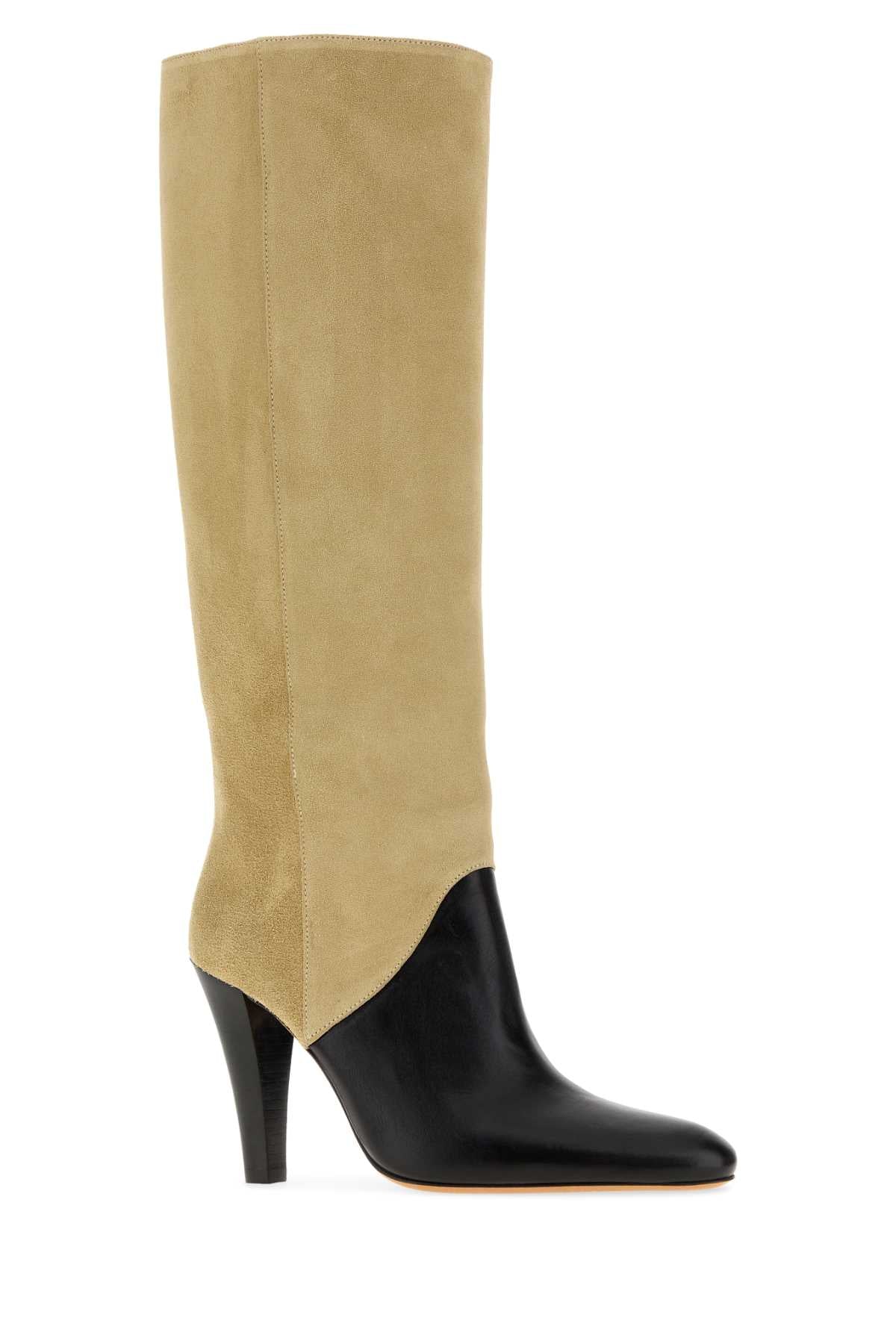 Jude Women Beige Suede Edita Boots JUDE