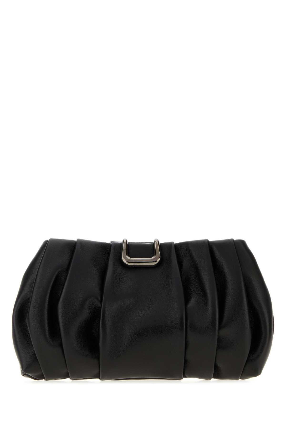 Brunello Cucinelli Women Black Leather Clutch BRUNELLO CUCINELLI