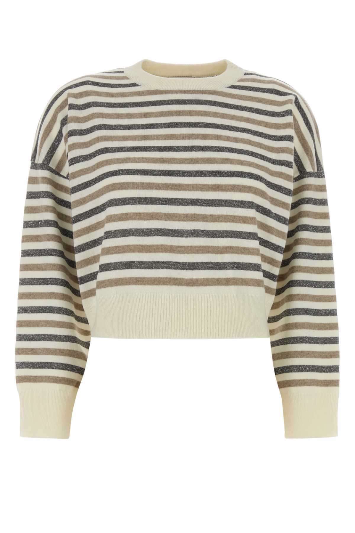 Brunello Cucinelli Women Embroidered Wool Sweater BRUNELLO CUCINELLI