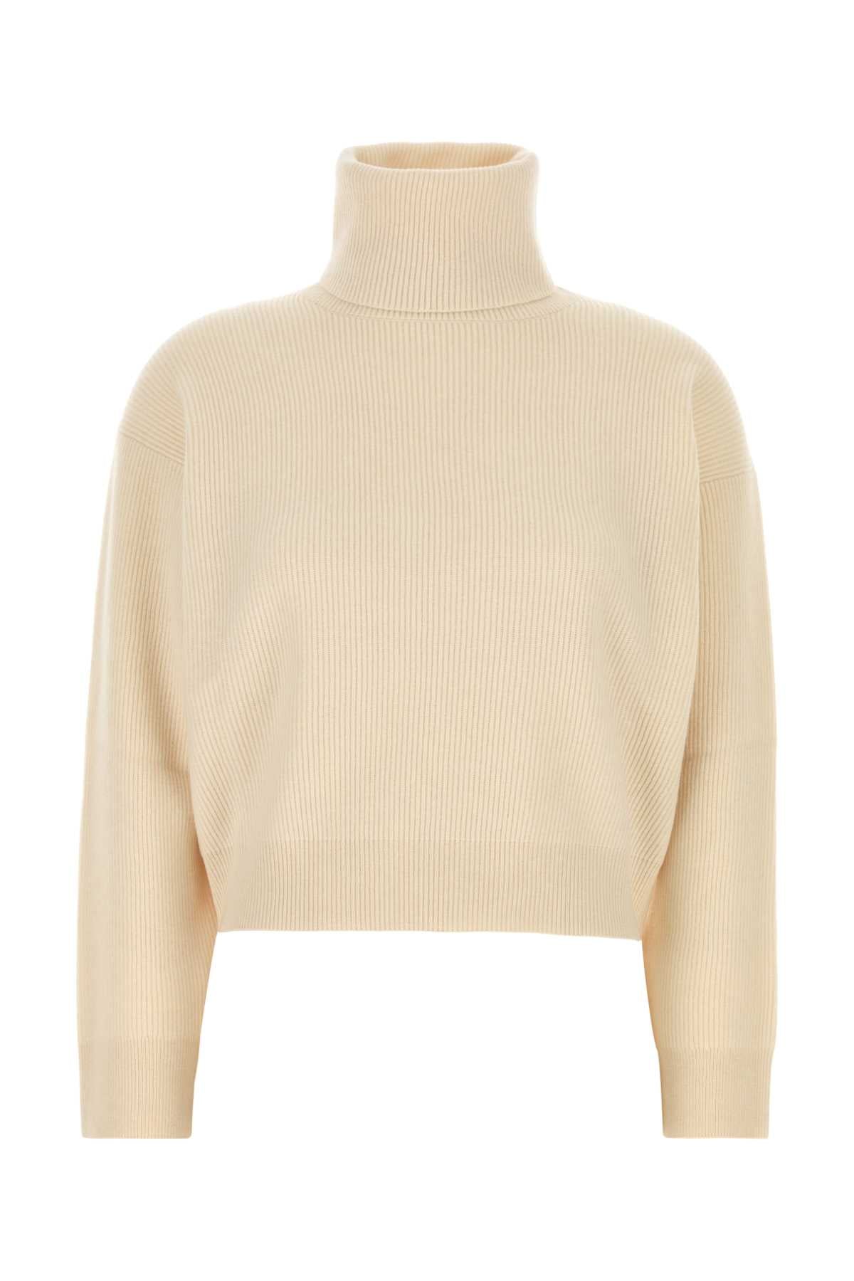 Brunello Cucinelli Women Sand Wool Blend Sweater