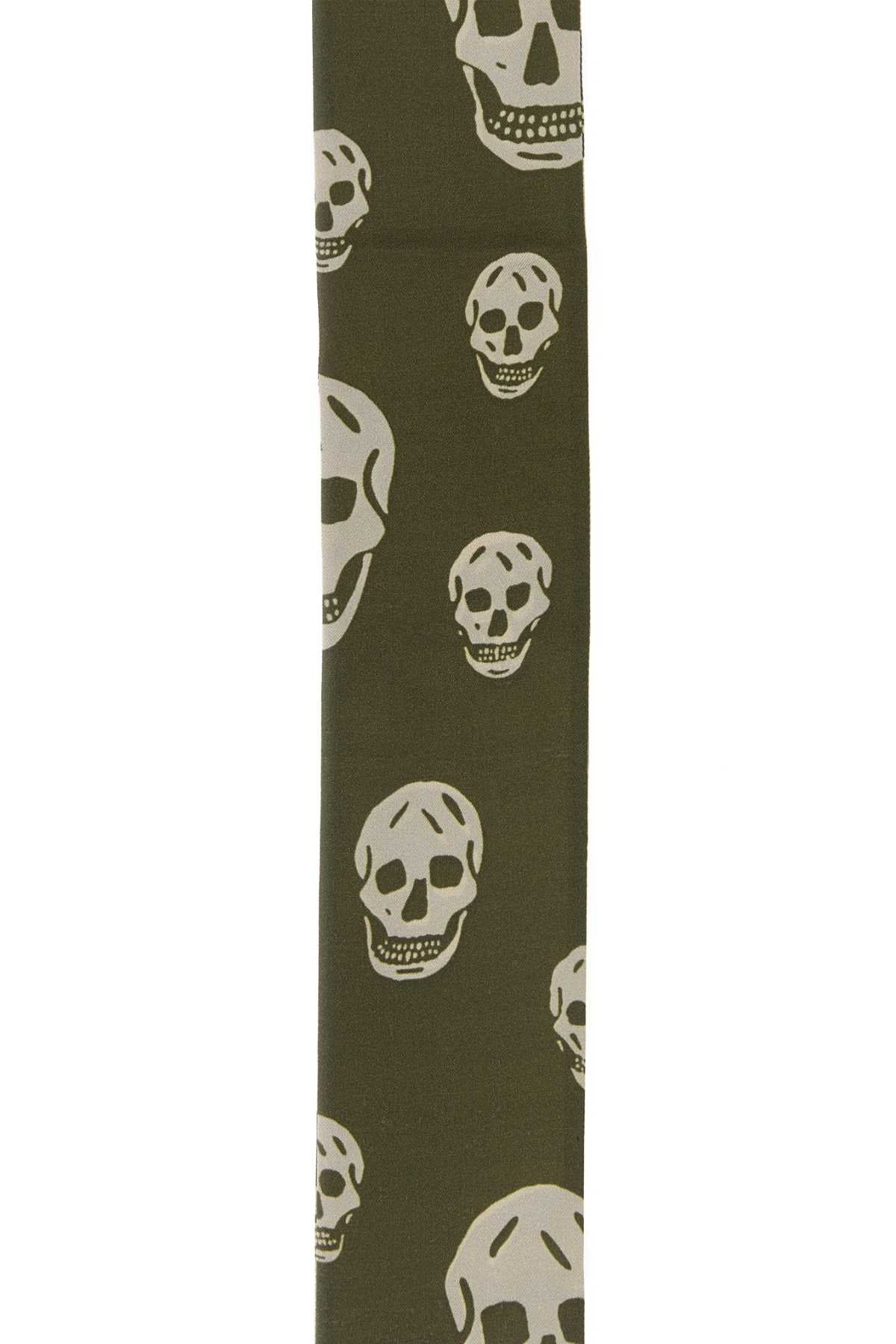 Alexander Mcqueen Women Printed Silk Foulard ALEXANDER MCQUEEN