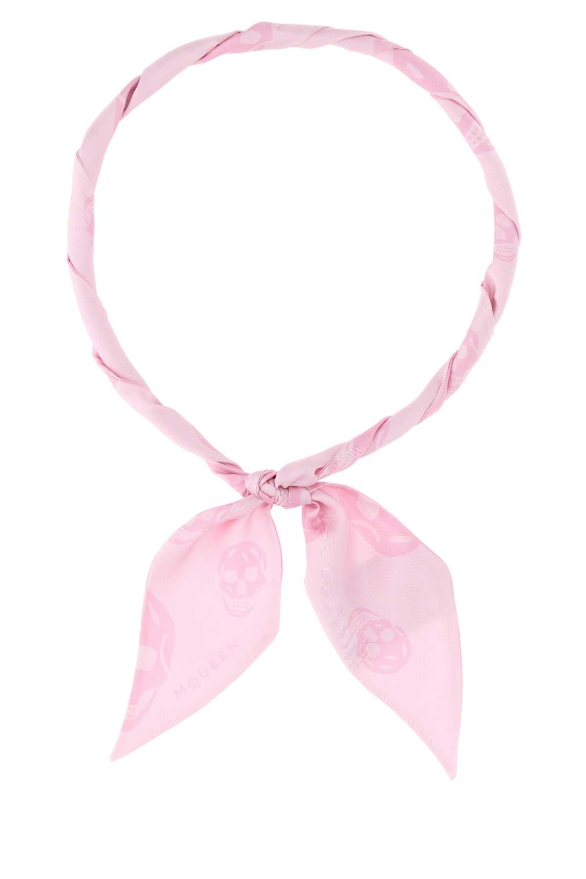 Alexander Mcqueen Women Printed Silk Foulard ALEXANDER MCQUEEN