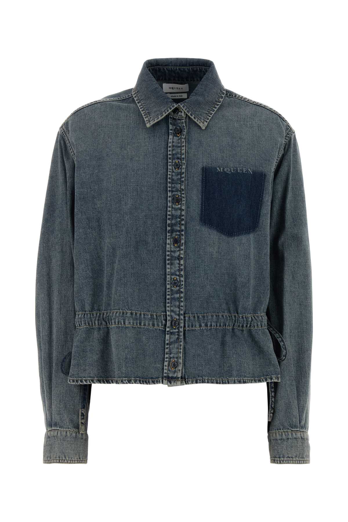 Alexander Mcqueen Women Denim Shirt ALEXANDER MCQUEEN