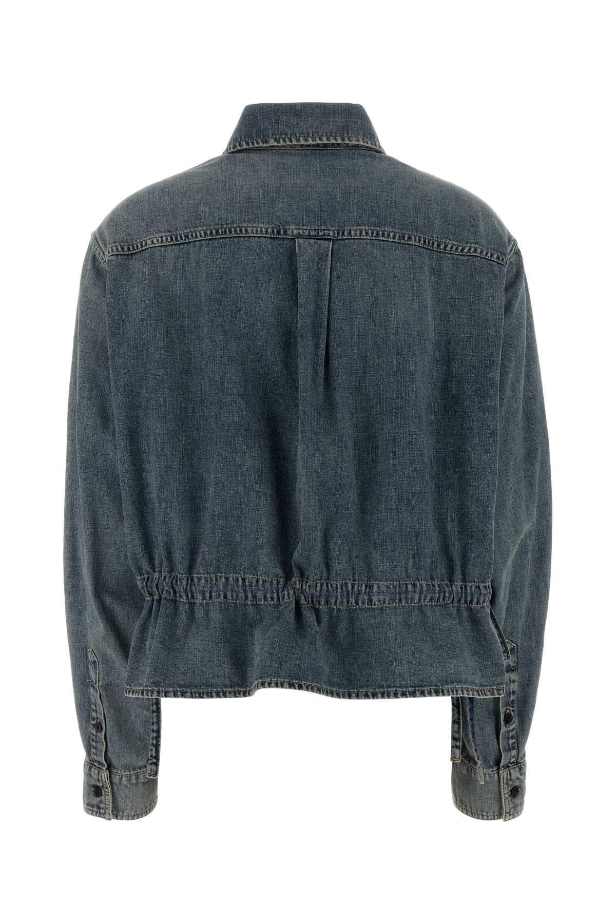Alexander Mcqueen Women Denim Shirt ALEXANDER MCQUEEN