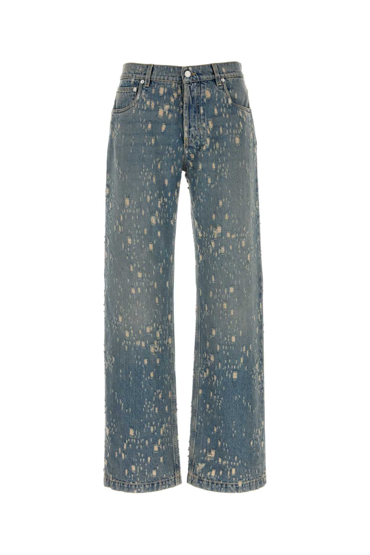 Alexander Mcqueen Men Denim Jeans ALEXANDER MCQUEEN