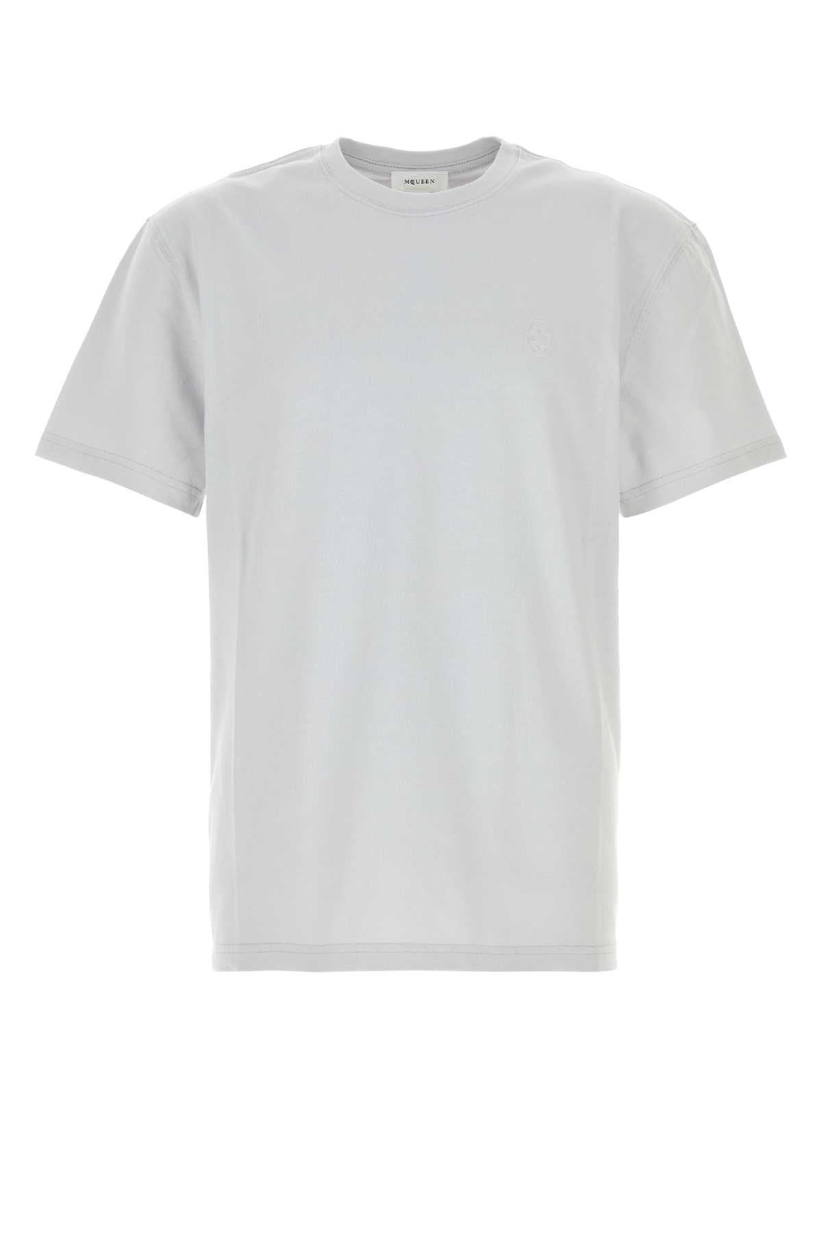 Alexander Mcqueen Men Light Grey Cotton T-Shirt ALEXANDER MCQUEEN