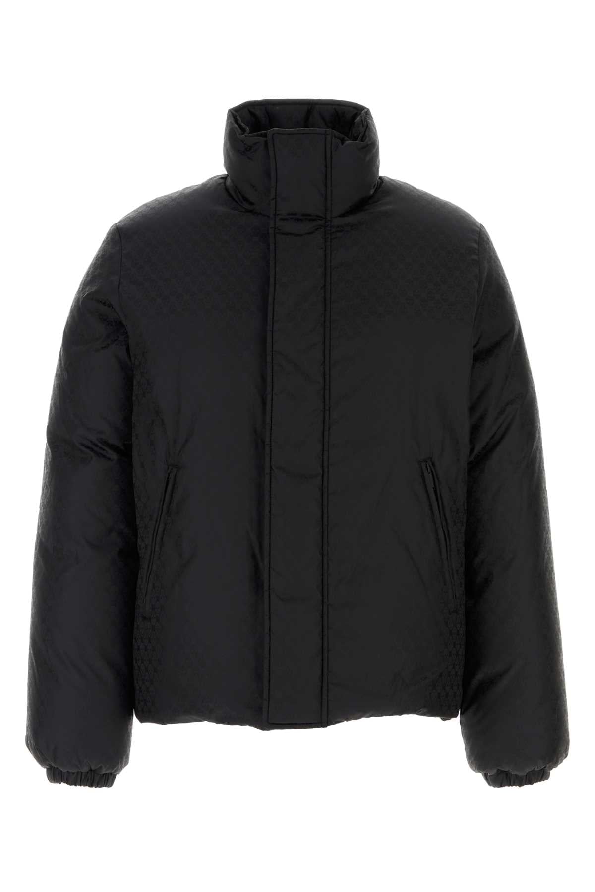Alexander Mcqueen Men Black Nylon Down Jacket ALEXANDER MCQUEEN