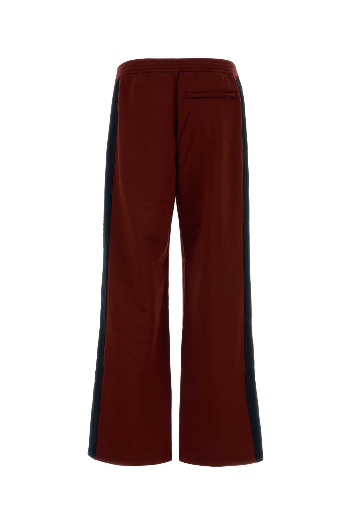 Alexander Mcqueen Men Burgundy Polyester Blend Joggers ALEXANDER MCQUEEN