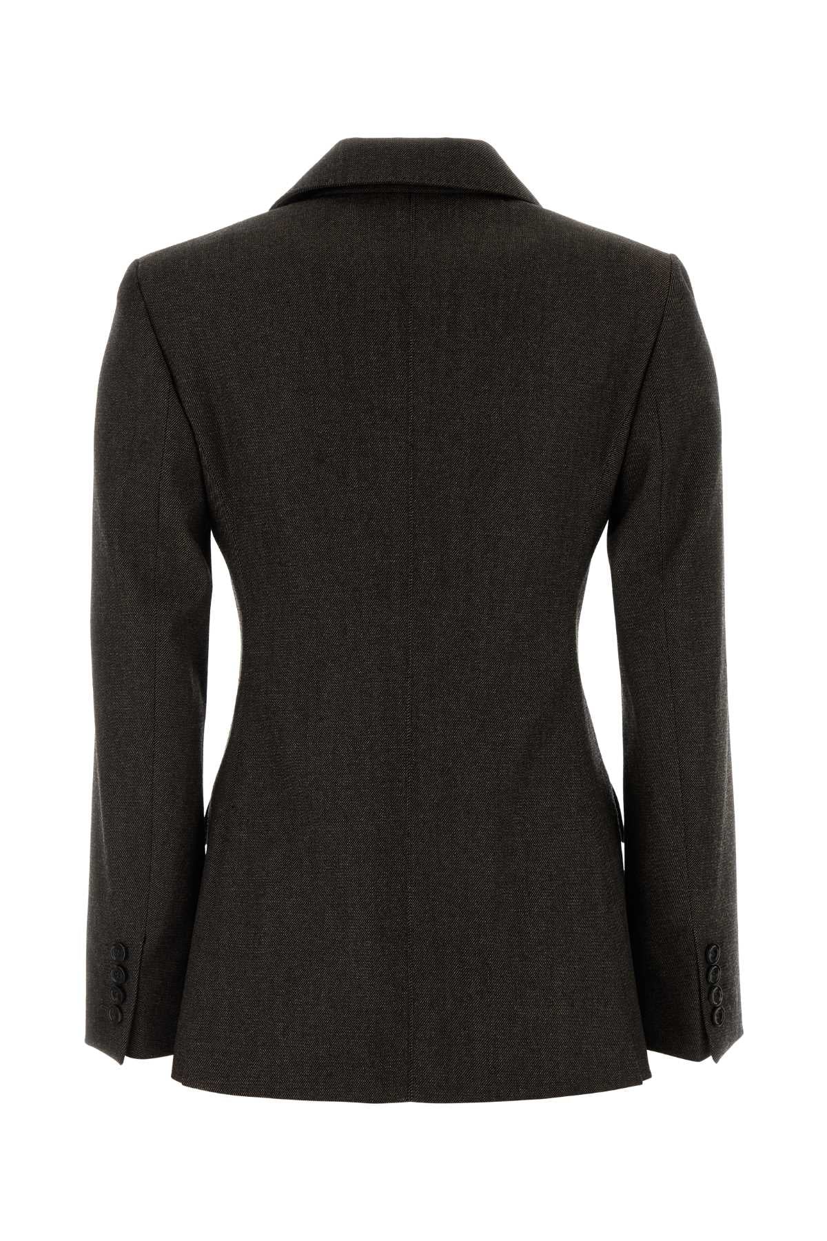 Max Mara Women Dark Brown Wool Neutro Blazer MAX MARA