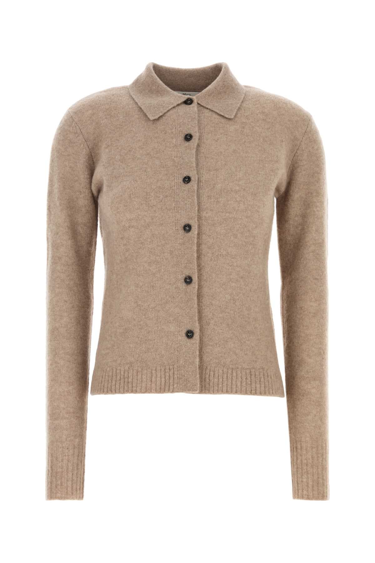Max Mara Women Beige Stretch Cashmere Blend Durante Cardigan MAX MARA