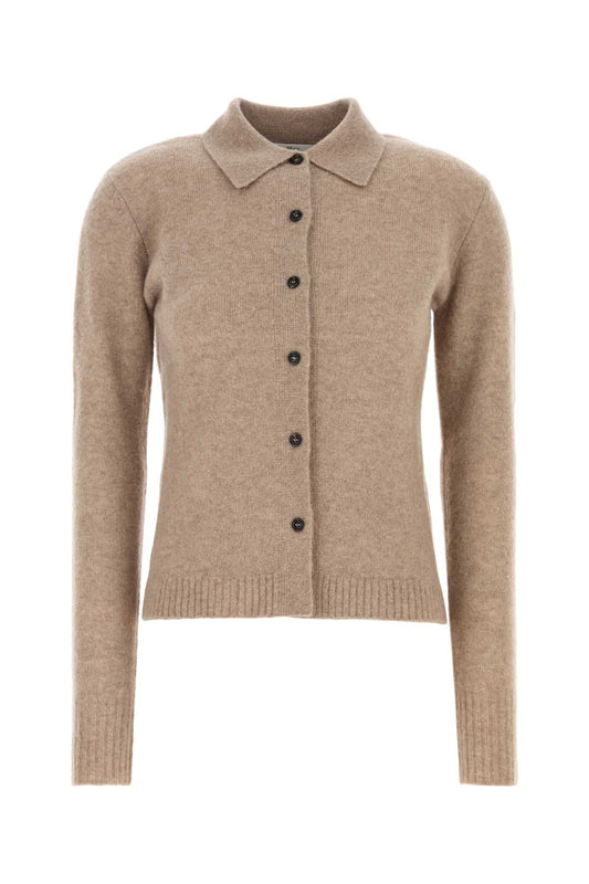Max Mara Women Beige Stretch Cashmere Blend Durante Cardigan MAX MARA