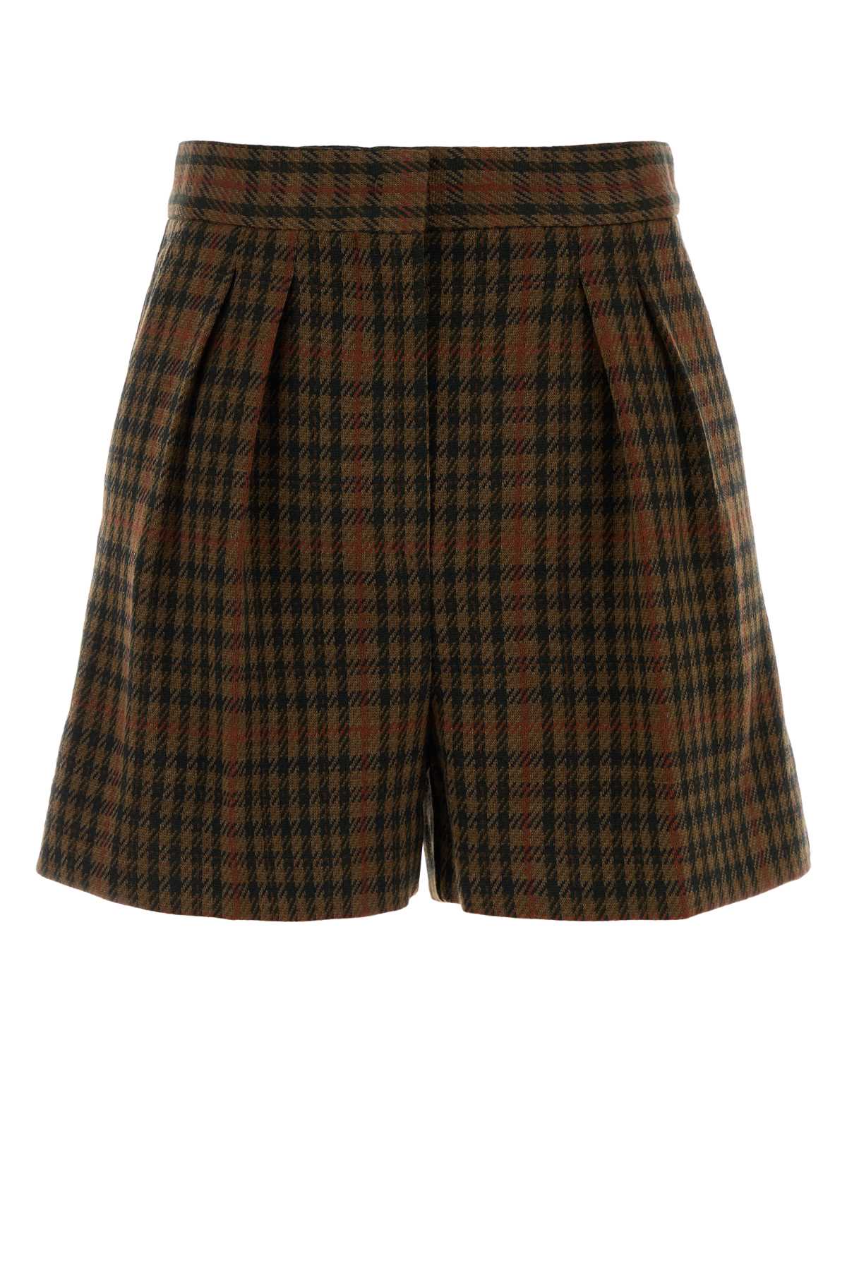 Max Mara Women Embroidered Wool Blend Parata Shorts MAX MARA