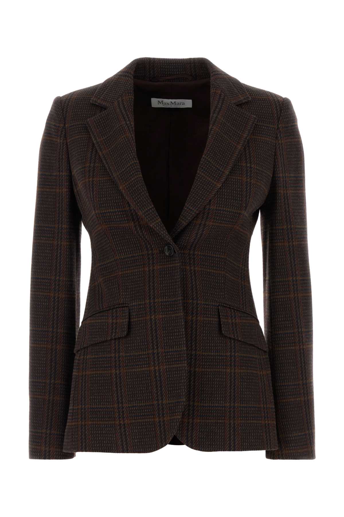 Max Mara Women Embroidered Wool Blend Abate Blazer MAX MARA
