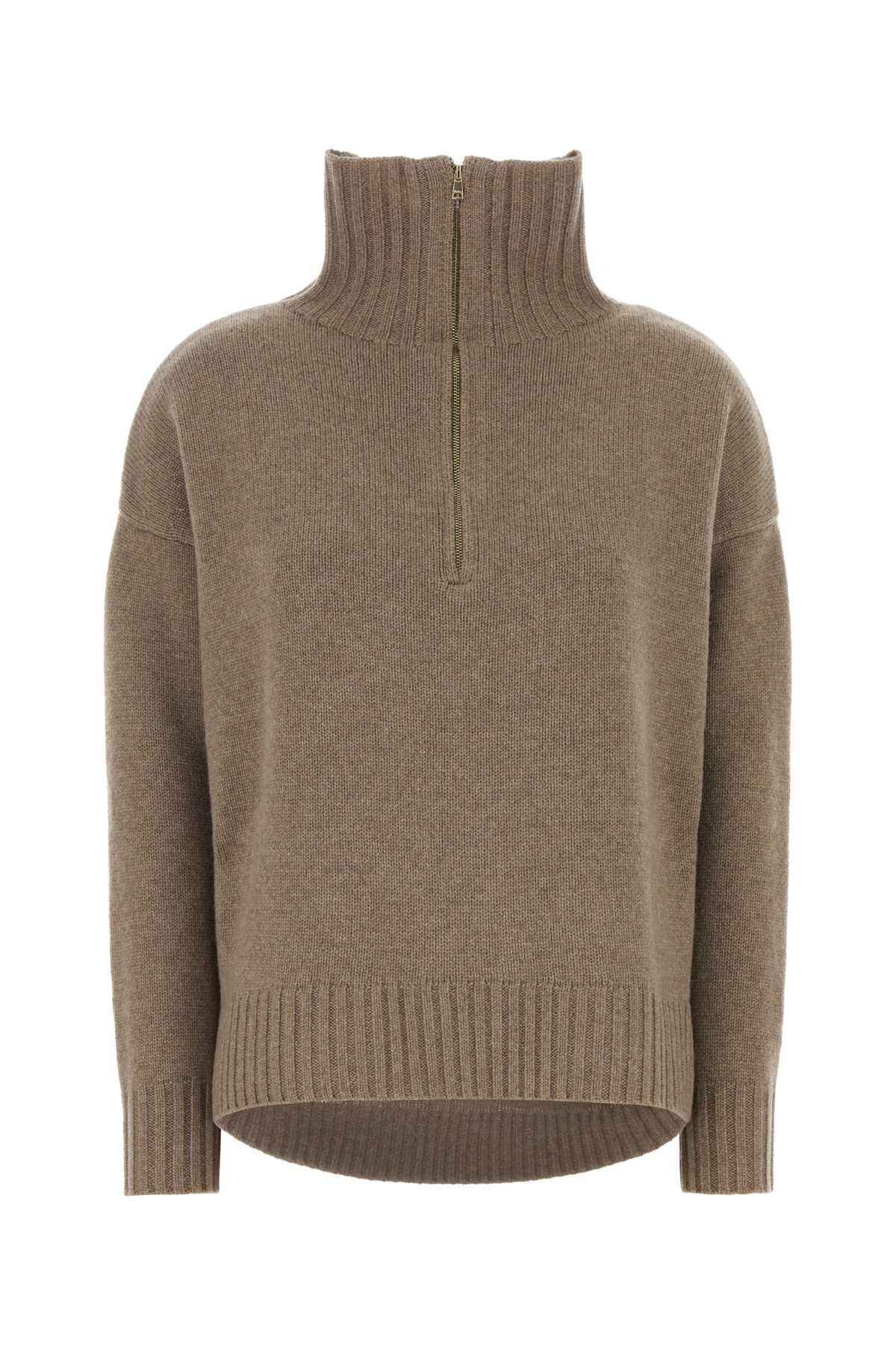 Max Mara Women Cappuccino Cashmere Oversize Crasso Sweater MAX MARA