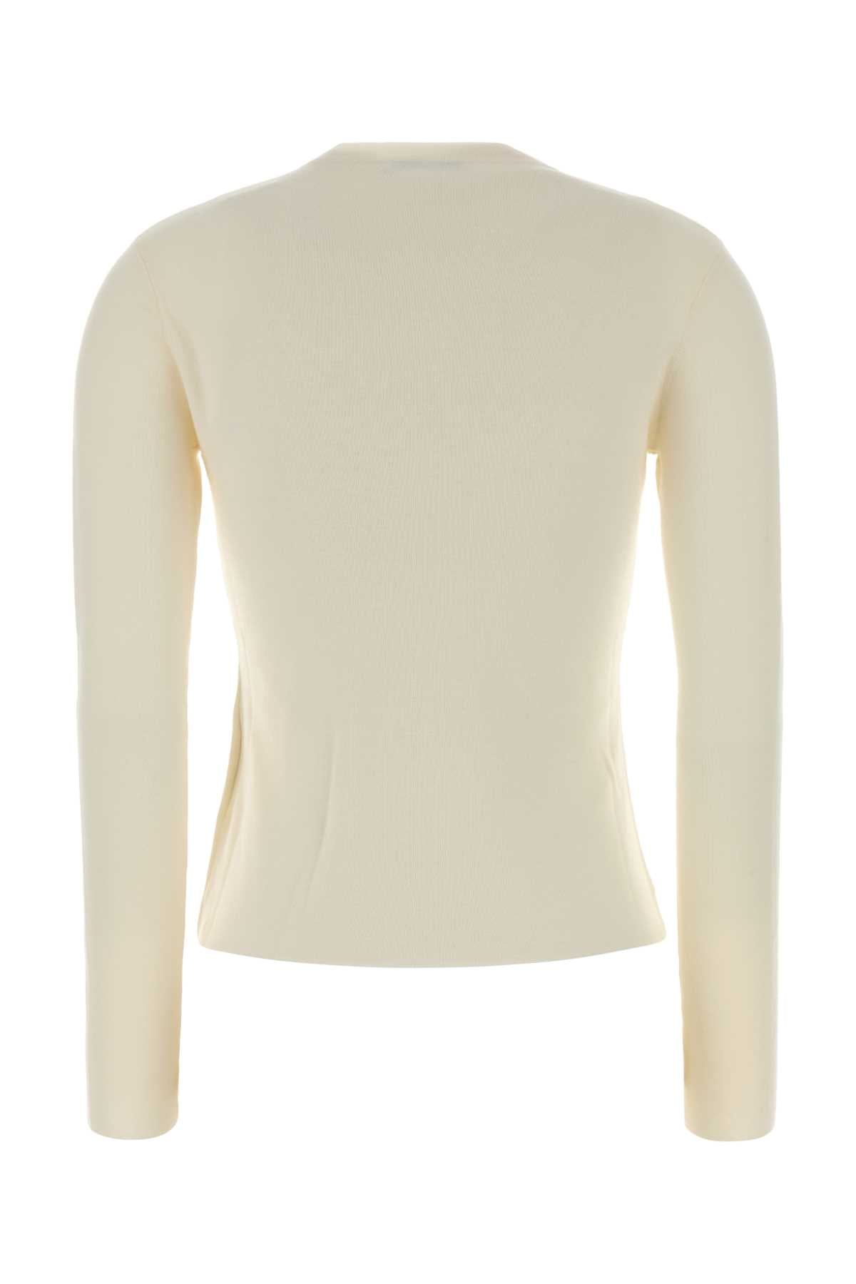 Max Mara Women Ivory Wool Manto Sweater MAX MARA