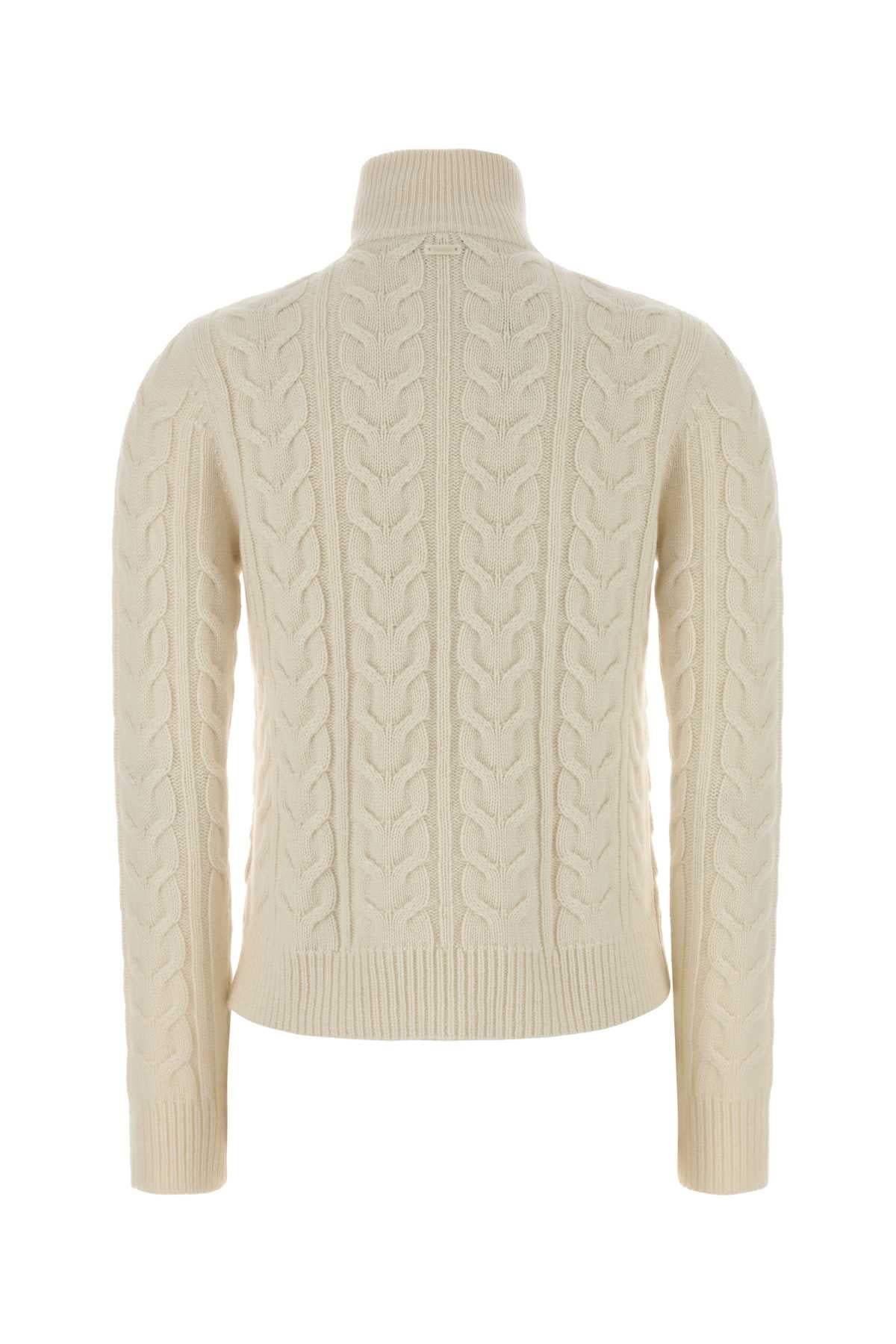 Max Mara Women Cream Cashmere Libero Sweater MAX MARA