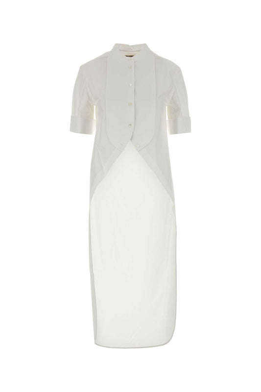 Jw Anderson Women White Poplin Shirt J.W. ANDERSON