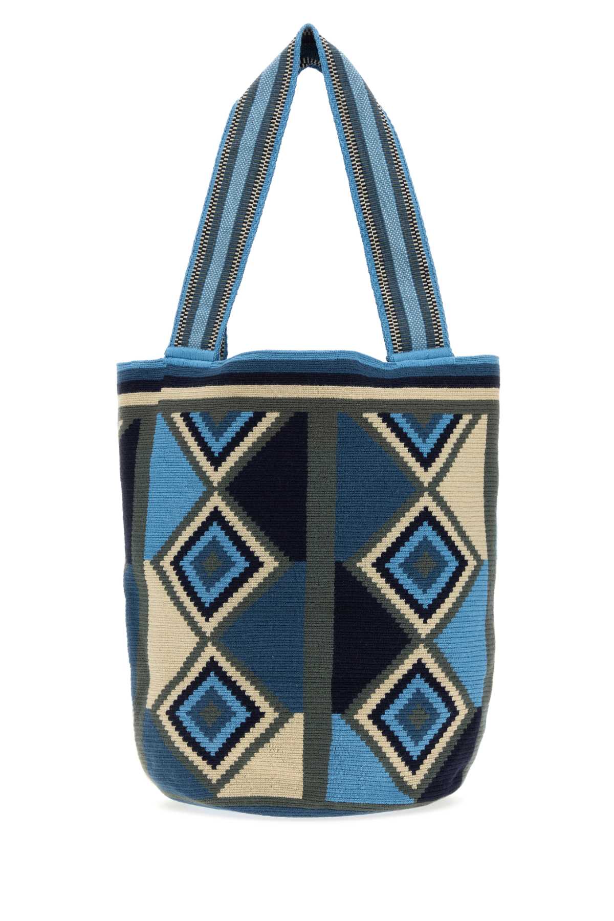 Jw Anderson Women Embroidered Fabric Wayuu Shopping Bag J.W. ANDERSON
