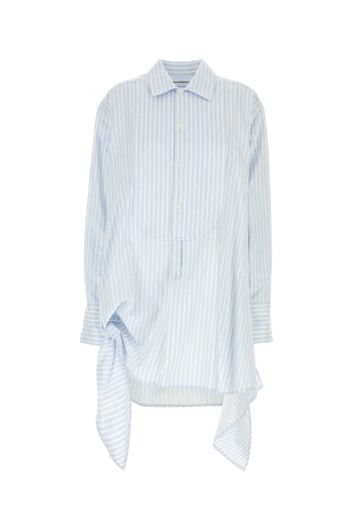 Jw Anderson Women Embroidered Cotton Shirt Dress J.W. ANDERSON
