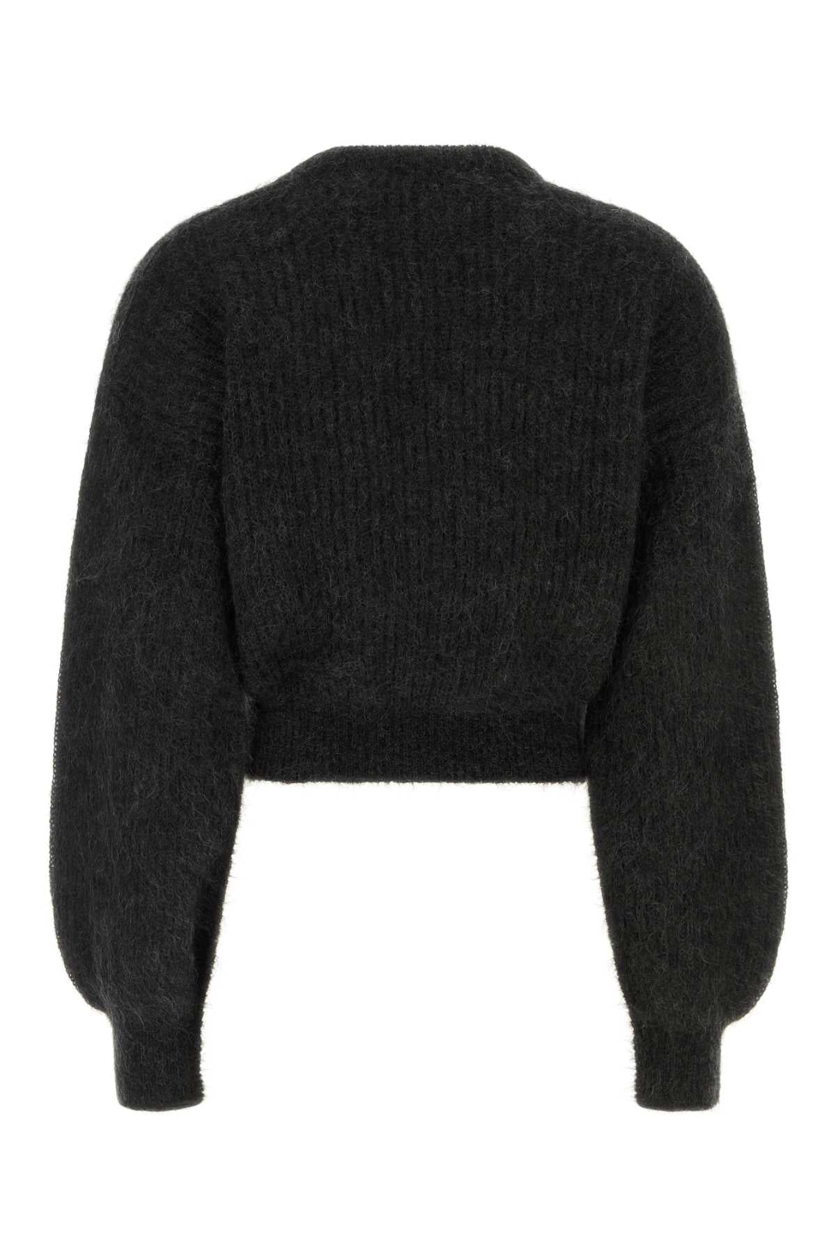 Max Mara Women Black Mohair Blend Eliche Sweater MAX MARA