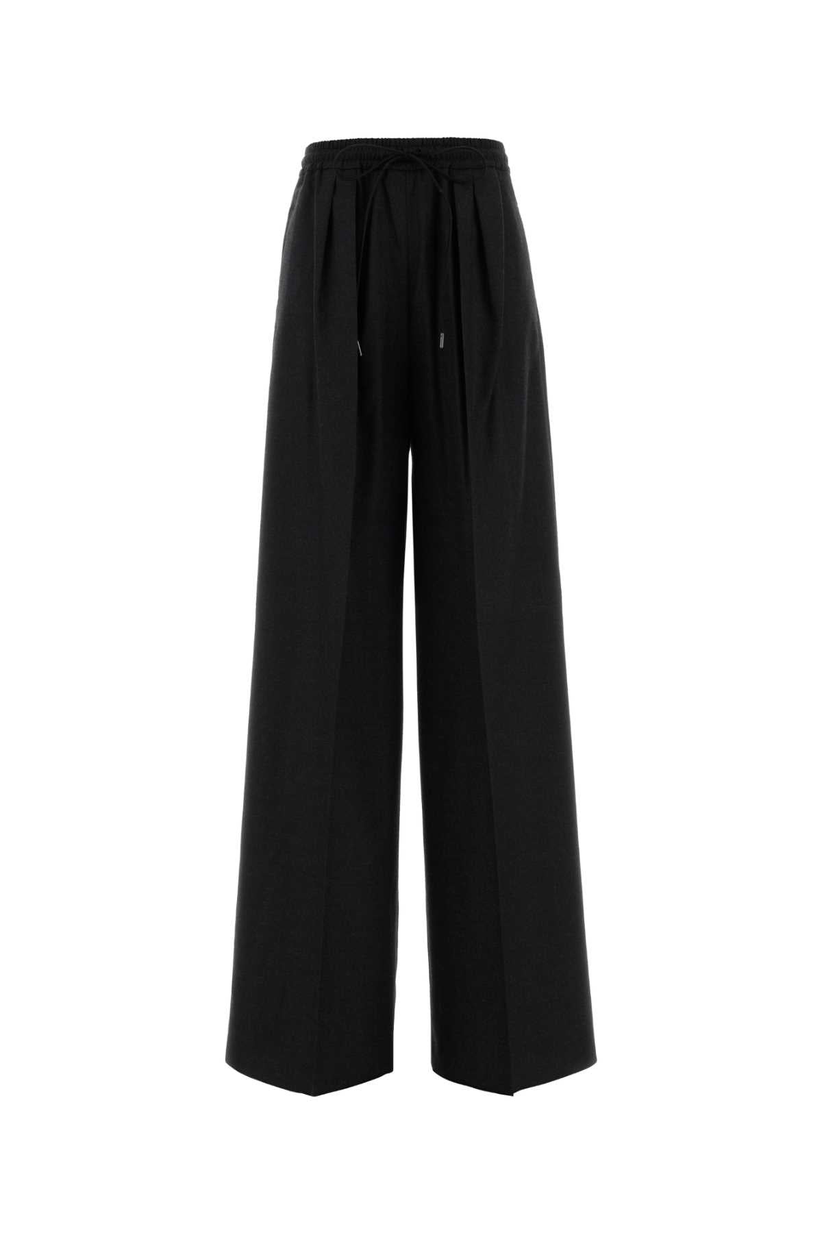 Max Mara Women Slate Stretch Wool Vestrino Palazzo Pant MAX MARA