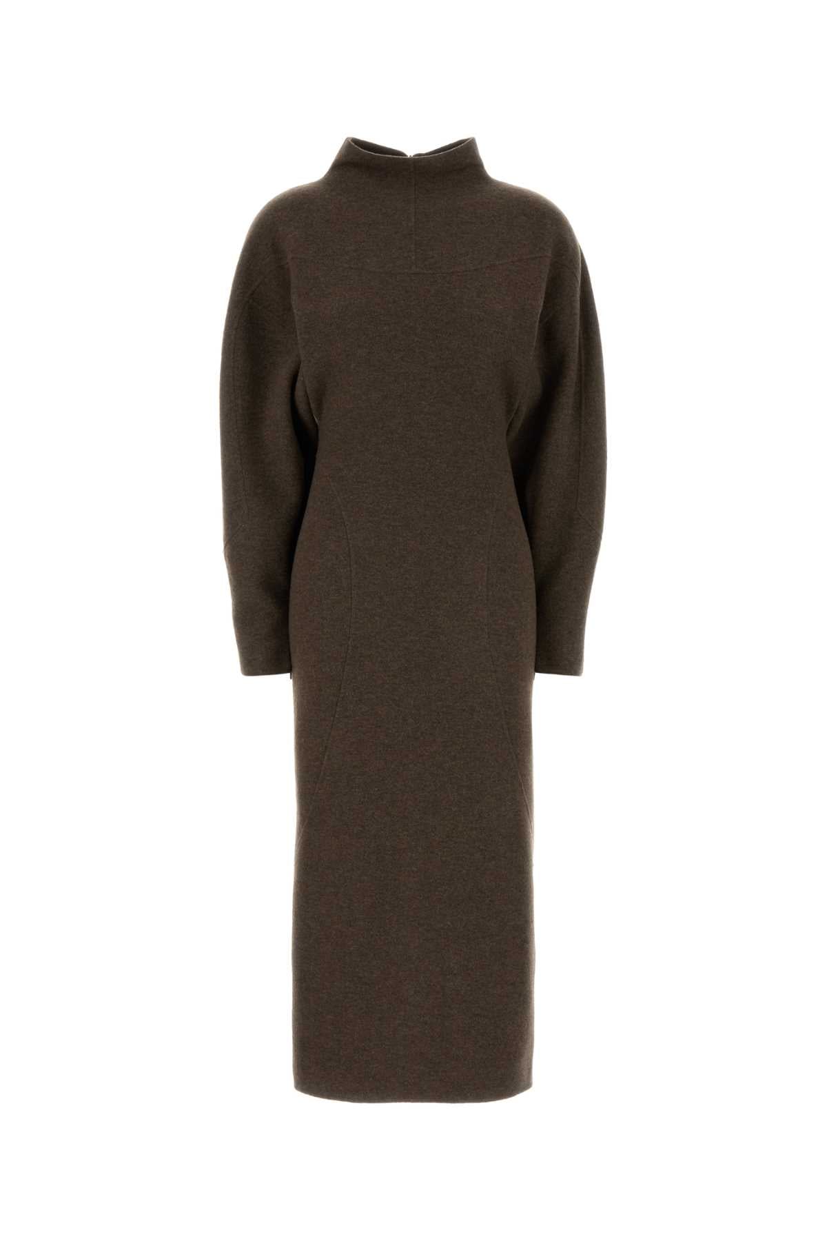 Max Mara Women Brown Wool Blend Tenuta Dress MAX MARA