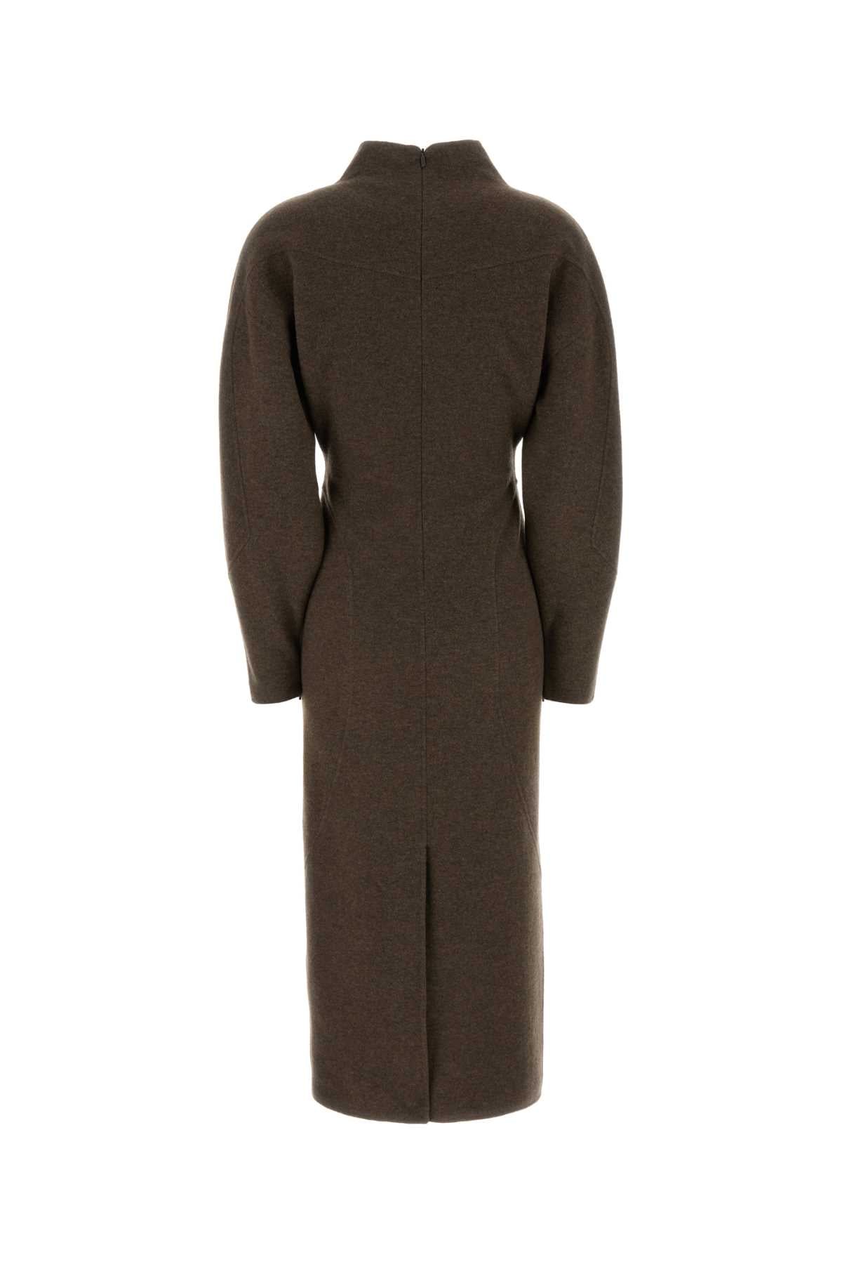 Max Mara Women Brown Wool Blend Tenuta Dress MAX MARA