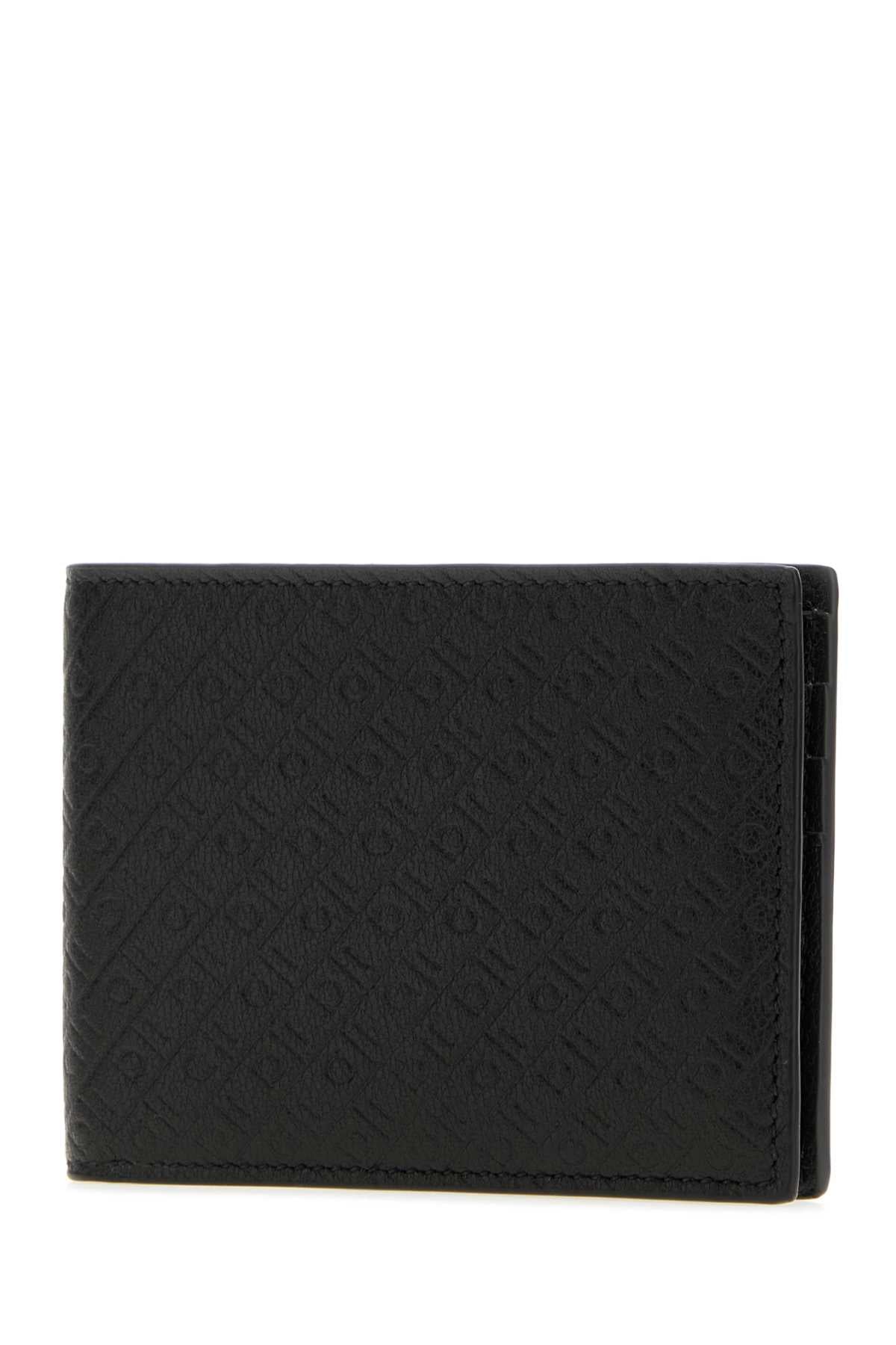 Salvatore Ferragamo Men Black Leather Wallet