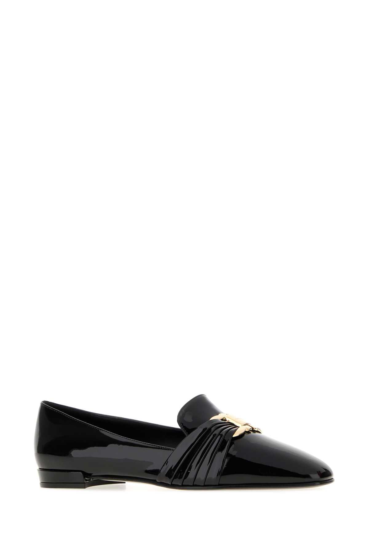 Salvatore Ferragamo Women Black Leather Lumie Loafers FERRAGAMO
