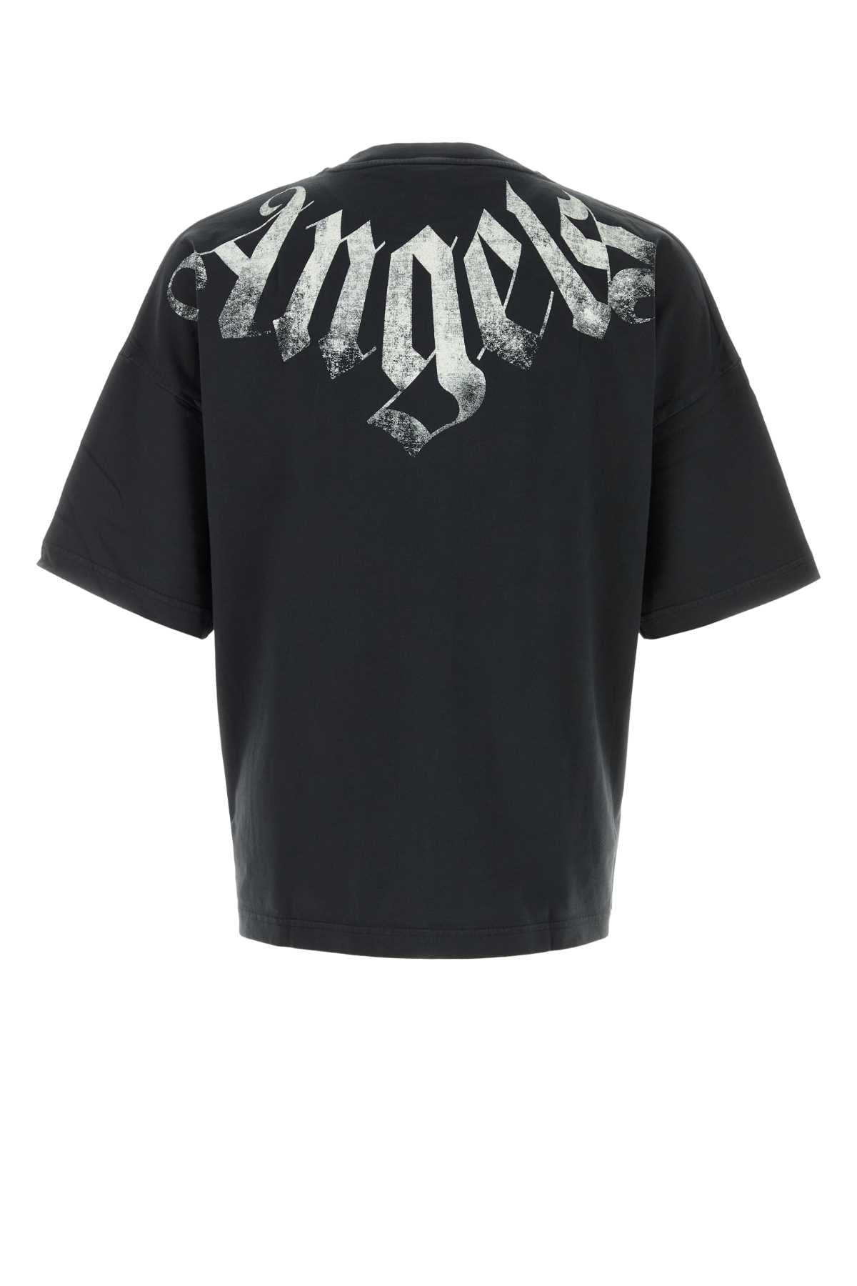 Palm Angels Men Black Cotton Oversize T-Shirt PALM ANGELS