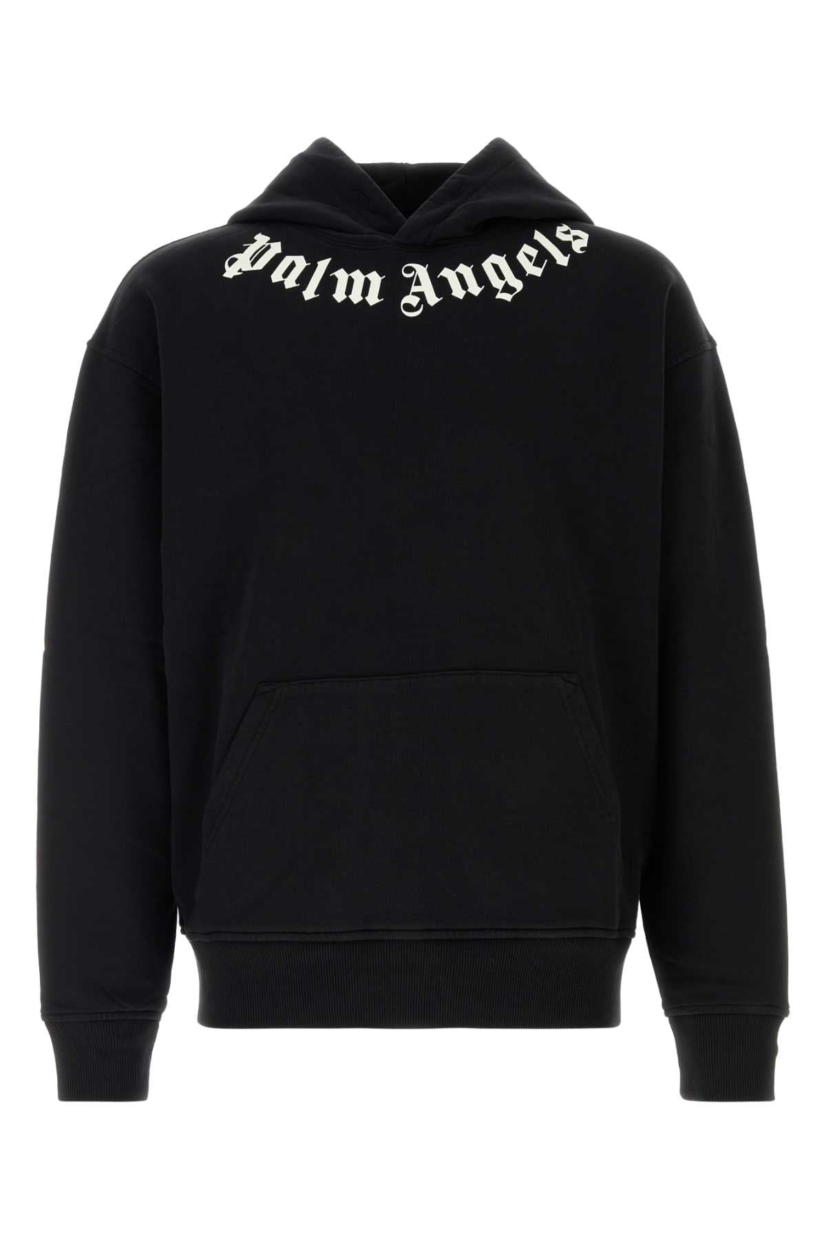 Palm Angels Men Black Cotton Sweatshirt PALM ANGELS