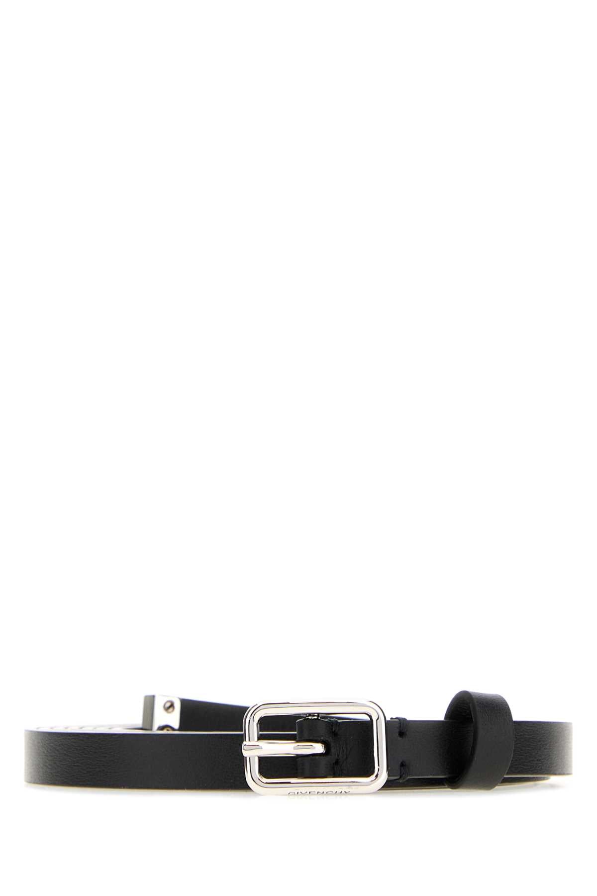 Givenchy Women Black Leather Belt GIVENCHY