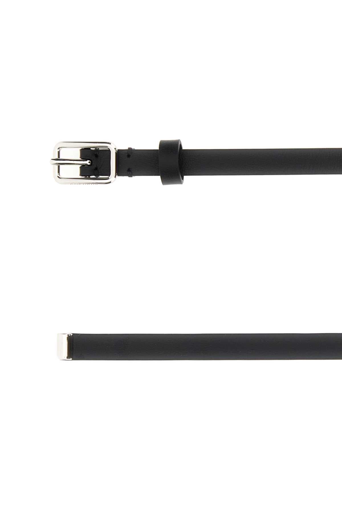 Givenchy Women Black Leather Belt GIVENCHY