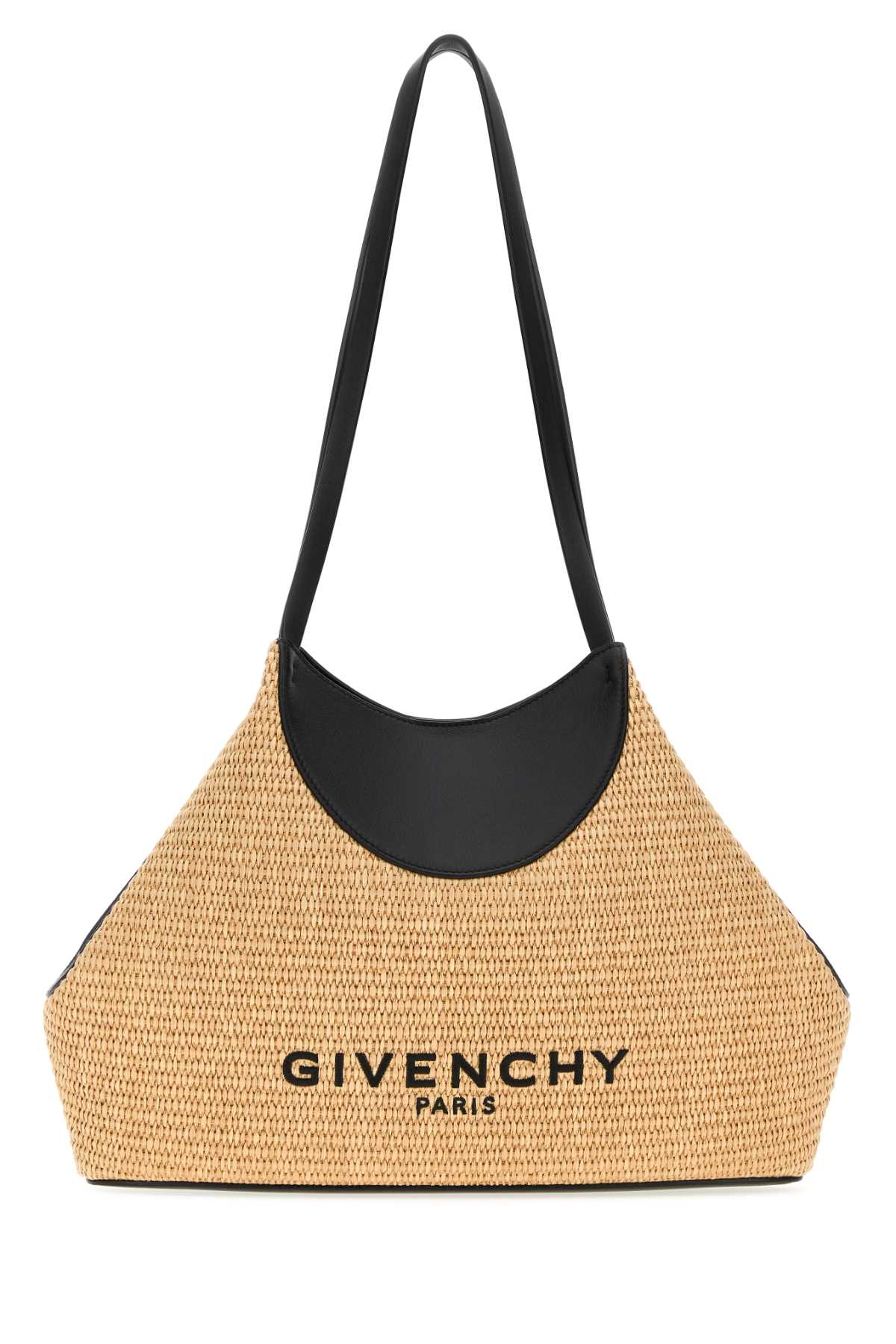 Givenchy Women Raffia Small Facet Shoulder Bag GIVENCHY