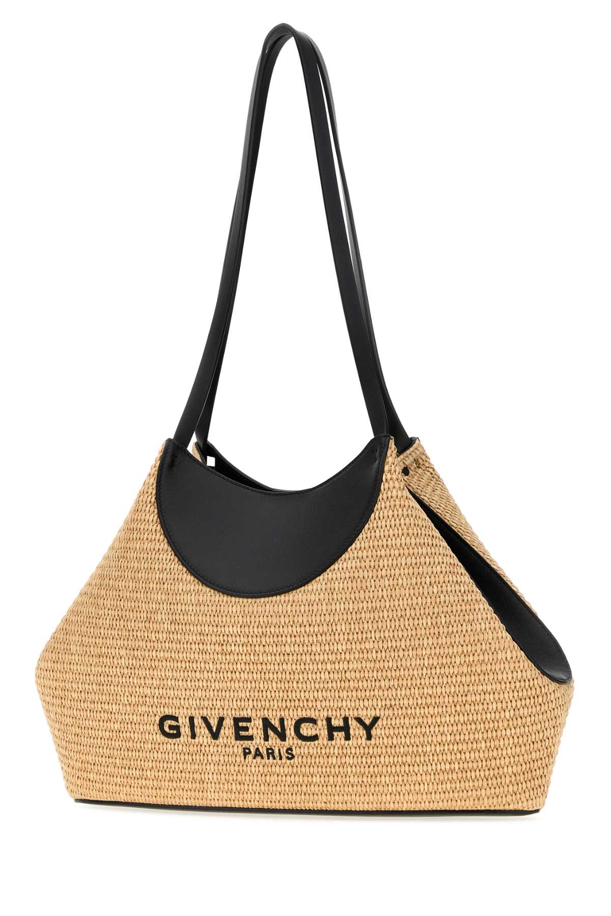 Givenchy Women Raffia Small Facet Shoulder Bag GIVENCHY