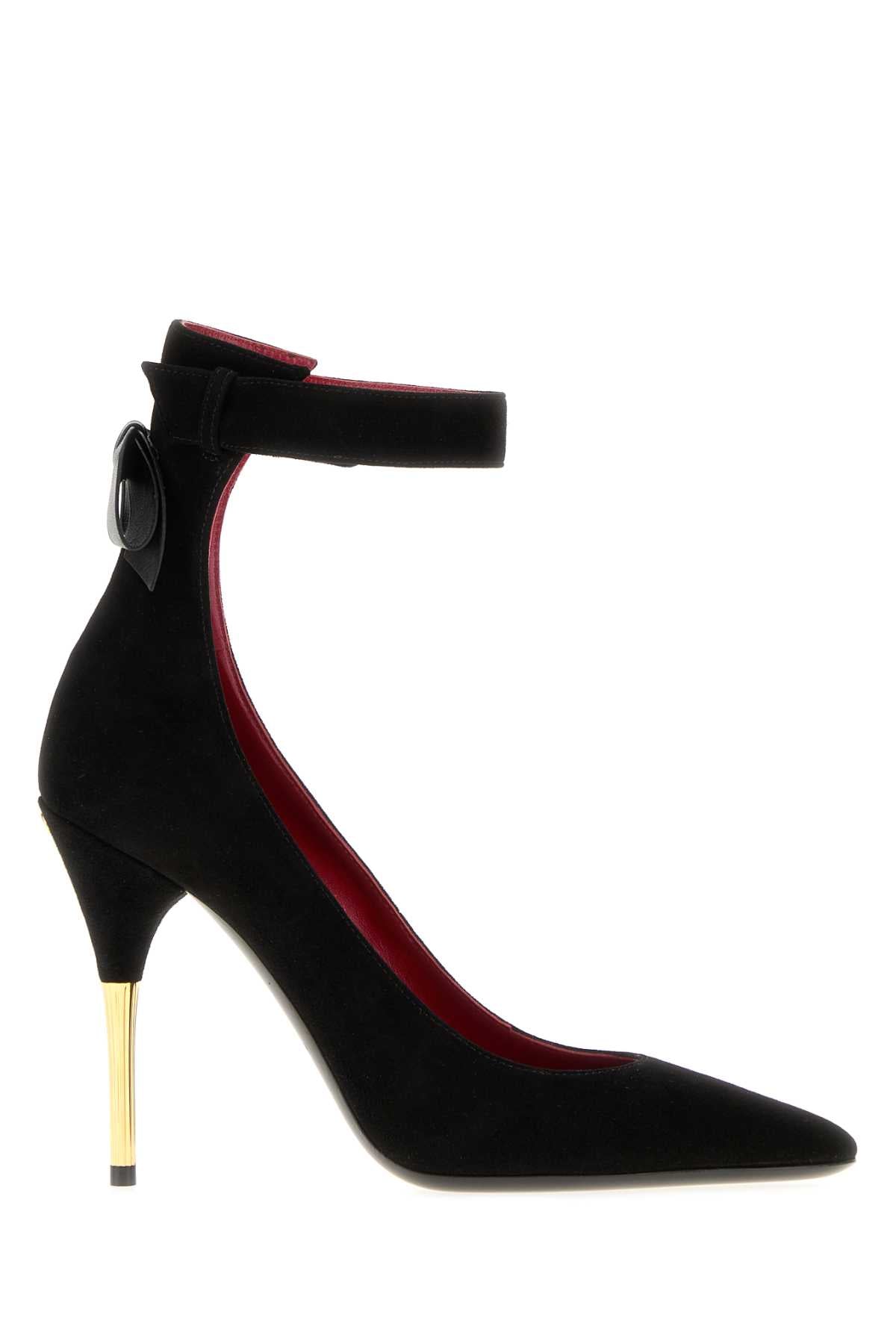 Valentino Garavani Women Black Suede Pumps VALENTINO GARAVANI