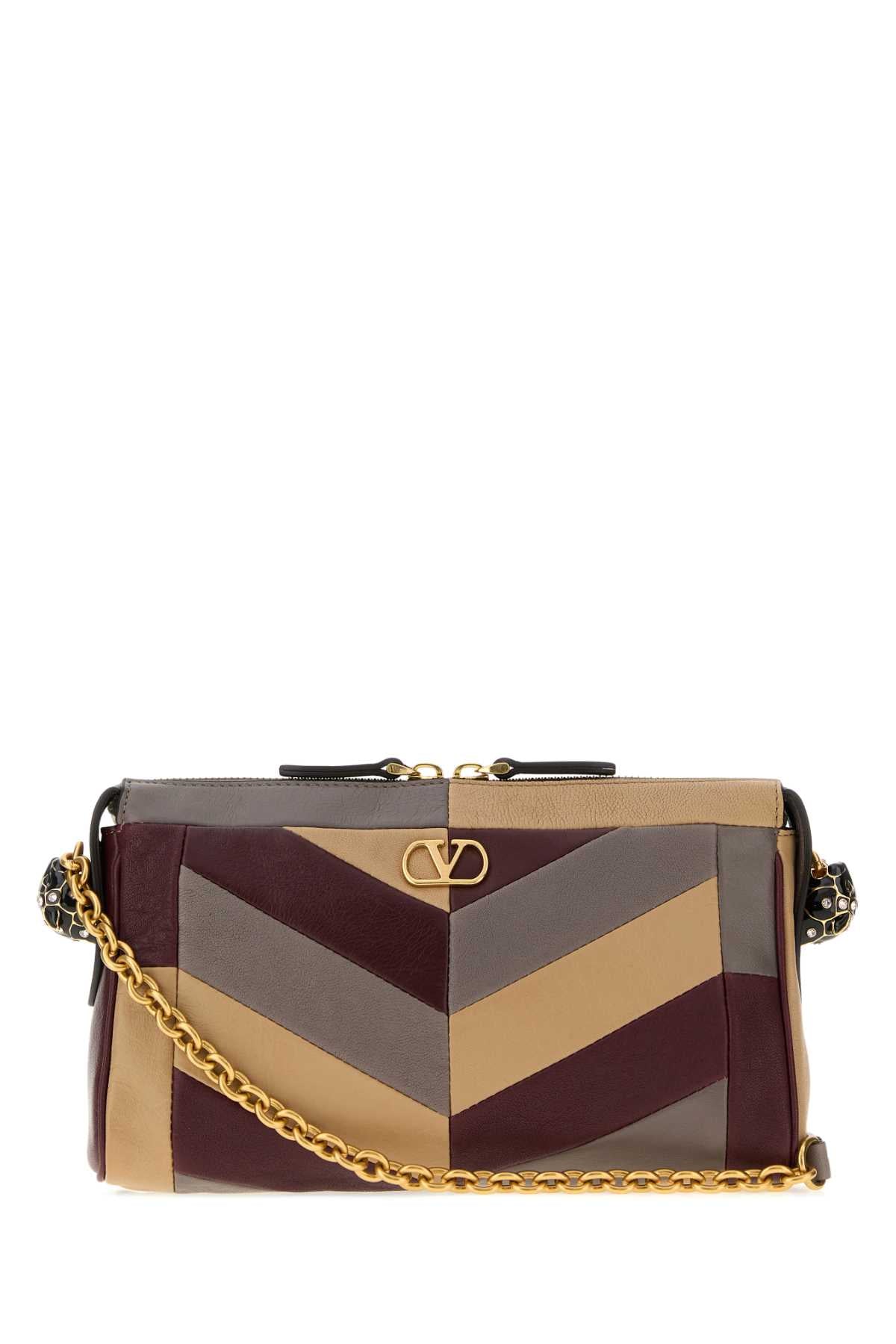 Valentino Garavani Women Multicolor Nappa Leather Small Panthea Shoulder Bag VALENTINO GARAVANI
