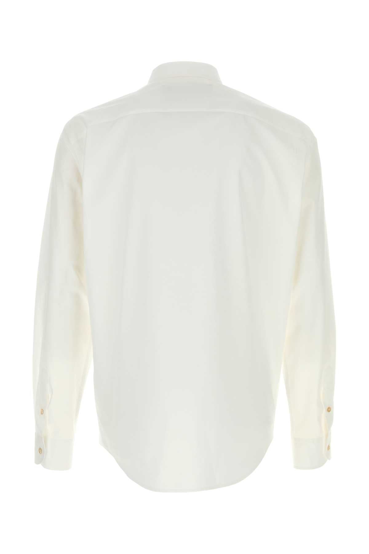 Valentino Garavani Men White Poplin Shirt VALENTINO GARAVANI