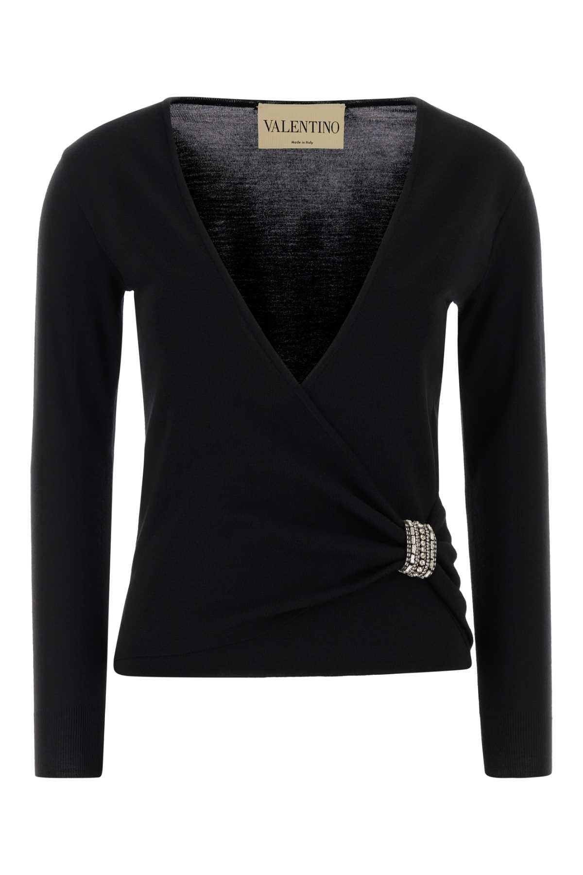 Valentino Garavani Women Black Wool Sweater VALENTINO GARAVANI